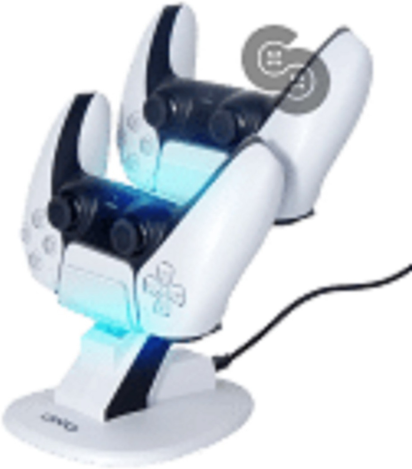 Image of HG WORLD OIVO Fast Charging Dock IV-P5234 PS5 Dualsense Controller With Dual Ports Stand Gaming Accessory Kit
