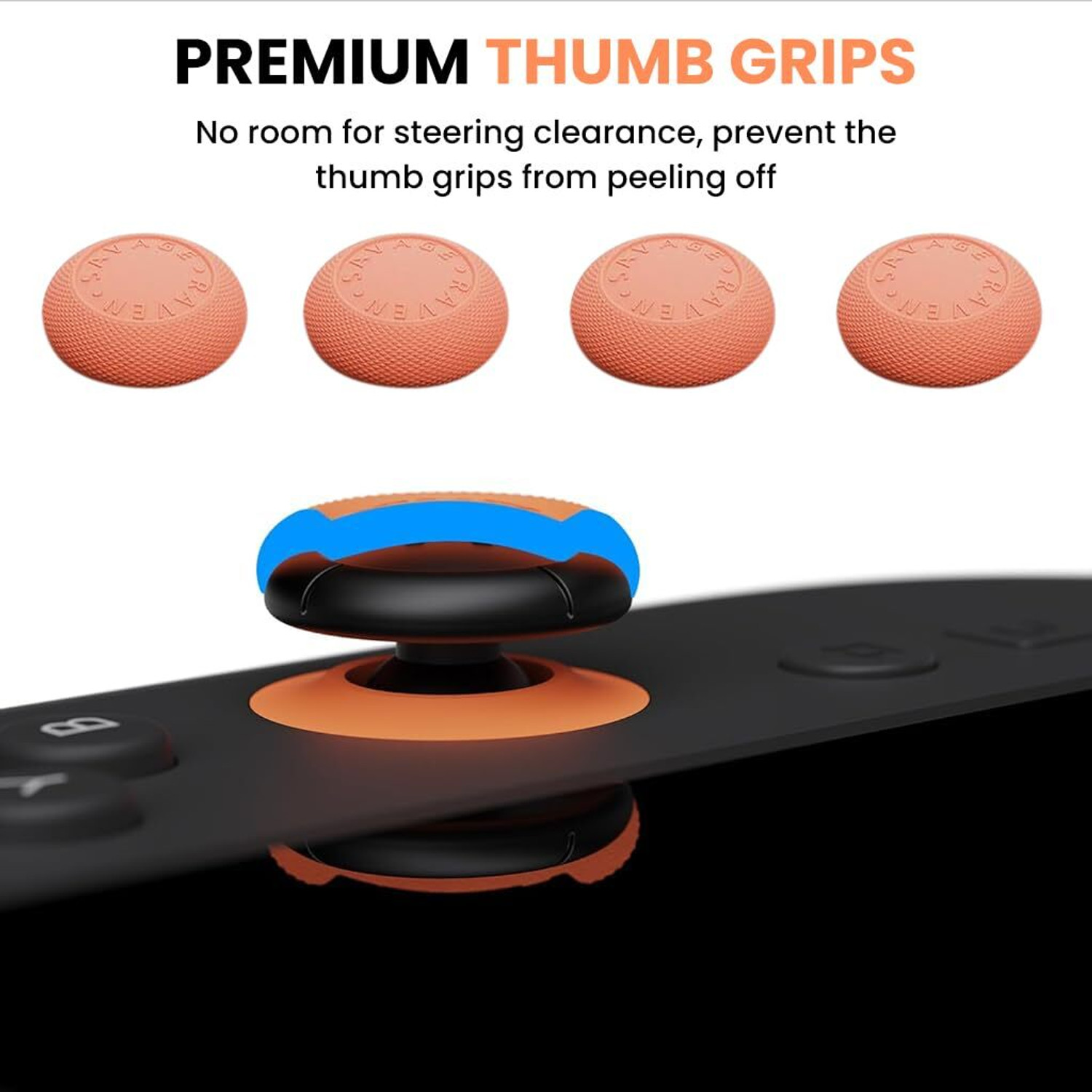 Image of ELEPHANTBOAT Compatible Switch Joycon Thumb Grips 3 Pairs Silicone Caps Gaming Gaming Accessory Kit