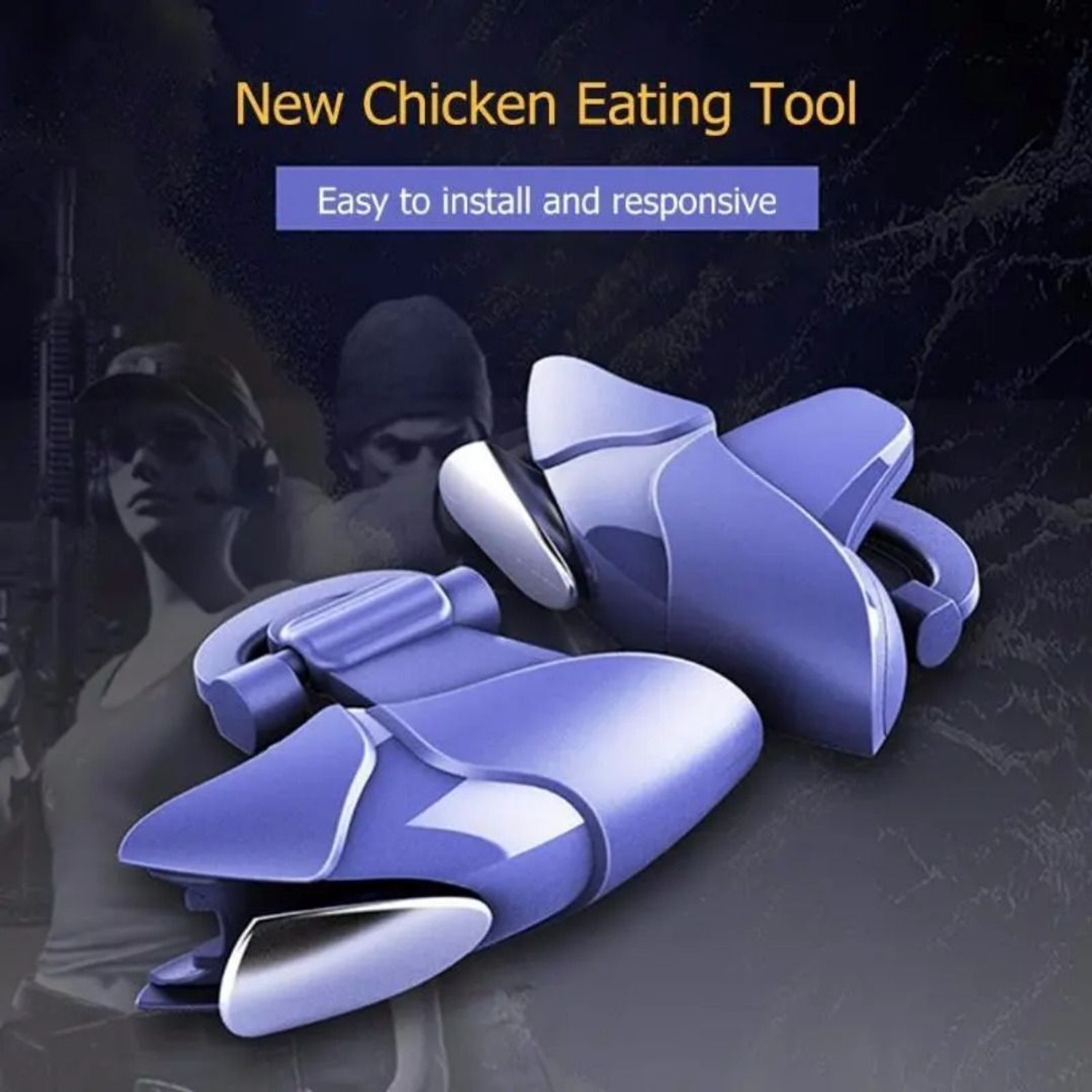 Image of Gadgetturbo Game Controller Shark Triggers Button Shooter Phone Gamepad for pubg Gaming Accessory Kit