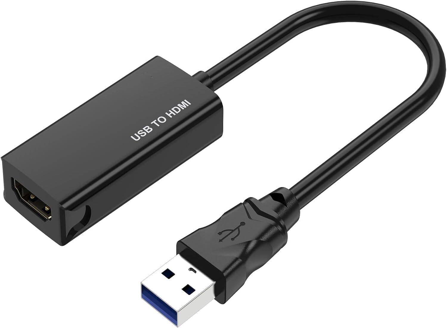 OG X NEXSA TV-out Cable USB 2.0 to HDMI Adapter for Multiple Monitors Smart
