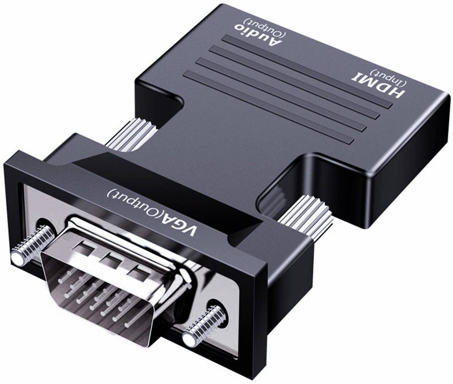 BKC TV-out Cable HDMI Female to VGA Male Output With Audio Converter HDMI to VGA Adapter