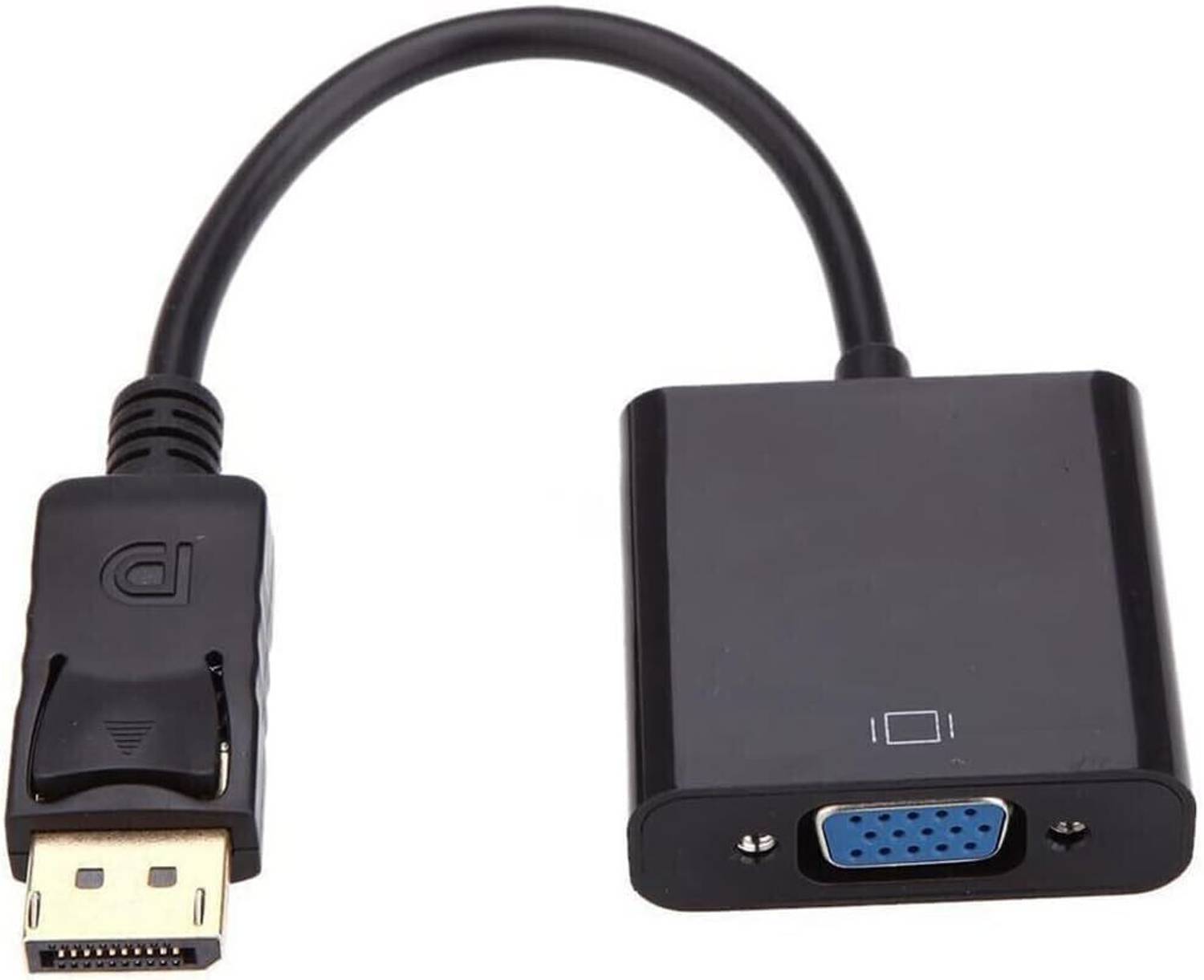 BKC VGA to DP Adapter DisplayPort to VGA Converter for Projectors, Laptops, TV Gaming Adapter