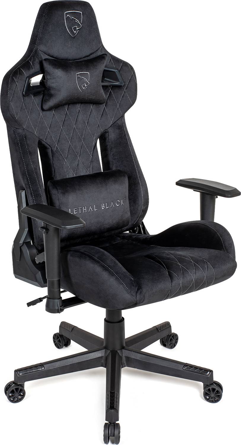 Lethal Black Multipurpose Ergonomic Gaming Chair with Breathable Fabric & Adjustable Armrest| Gaming Chair Price in India - Buy Lethal Black Multipurpose Ergonomic Gaming Chair with Breathable Fabric & Adjustable Armrest| Gaming Chair online at Flipkart.com