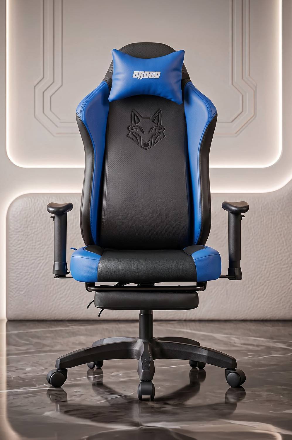 Drogo Alpha-X Gaming Chair with 165° Recline, Footrest & 2D Padded Armrests Gaming Chair