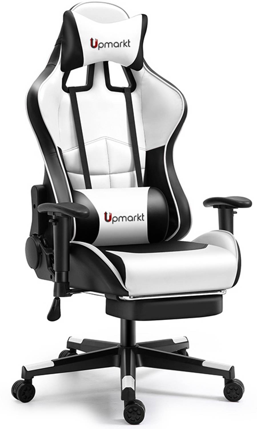 Upmarkt Thunder Ergonomic Gaming Chair| Adjustable Lumbar Support & Headrest, 4D armrest Gaming Chair