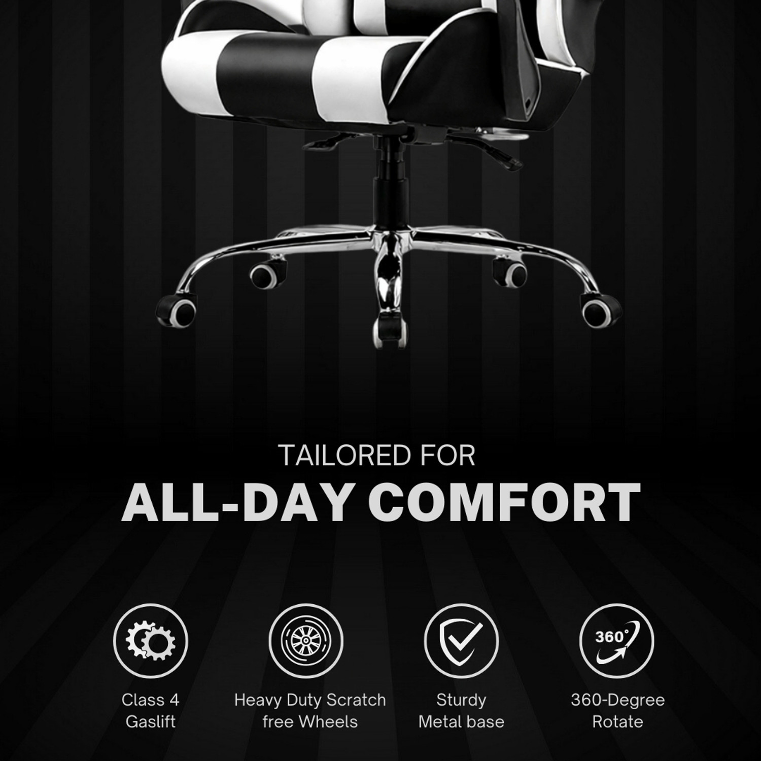 Image of GTPLAYER #1USA Multi-Functional Ergonomic Gaming Chair