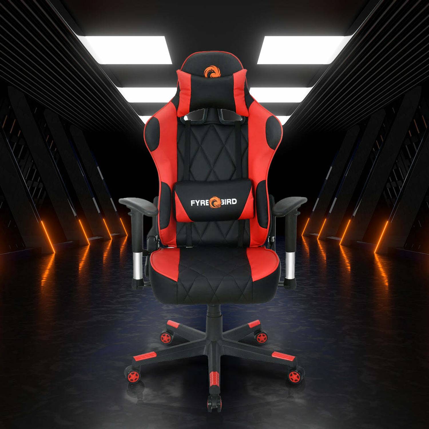 Fyrebird by Nilkamal Marvel Ergonomic Gaming Chair with Adjustable Seat | Arms | Headrest Gaming Chair Price in India - Buy Fyrebird by Nilkamal Marvel Ergonomic Gaming Chair with Adjustable Seat | Arms | Headrest Gaming Chair online at Flipkart.com