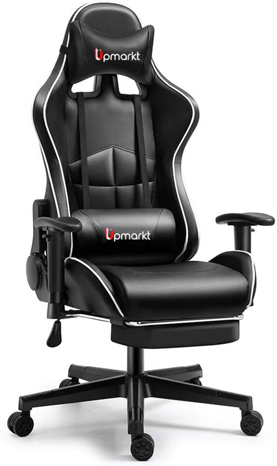 Upmarkt Thunder Ergonomic Gaming Chair| Adjustable Lumbar Support & Headrest, 4D armrest Gaming Chair