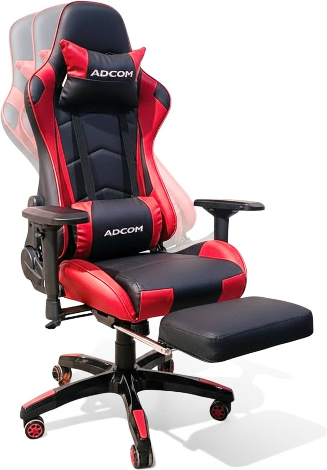 ADCOM Mutant Pro Gaming Chair with Footrest & Adjustable Armrests | 180° Recline | Gaming Chair