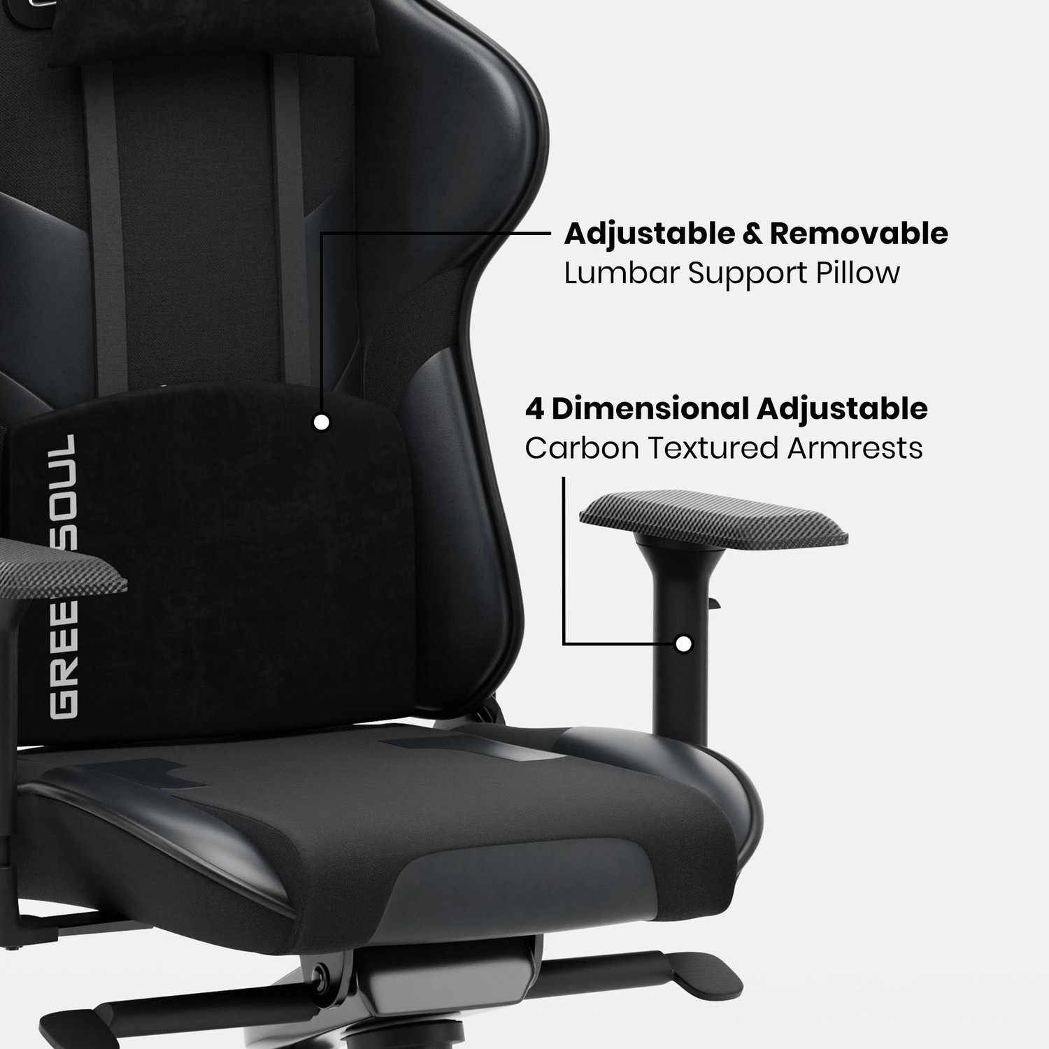 Image of GREEN SOUL Xtreme Gaming & Office Chair|Gaming& WFH|Memory Foam|4D Armrest Gaming Chair
