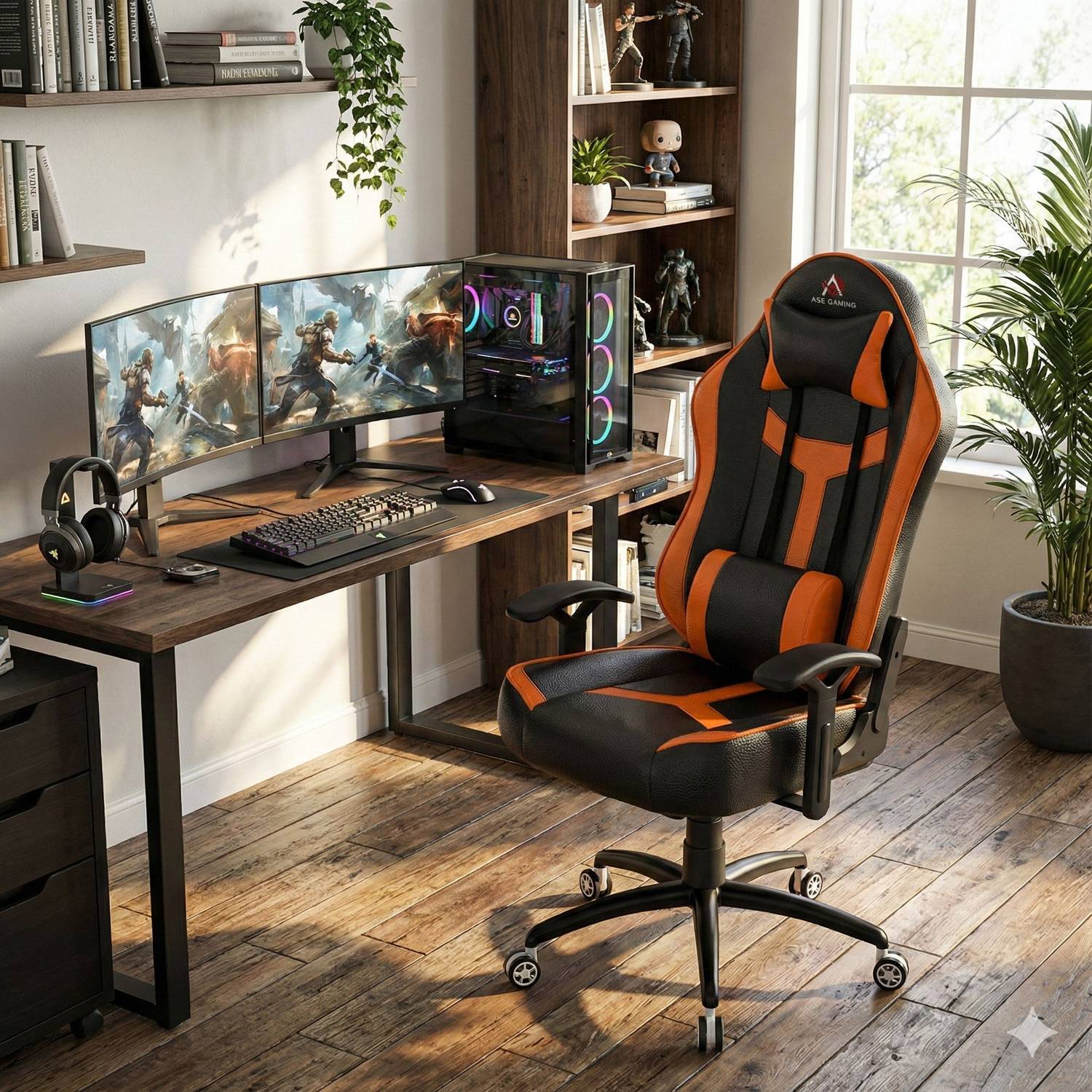 ASE Gaming Ranger Series Ergonomic Gaming Chair with Head & Lumbar Pillow Gaming Chair