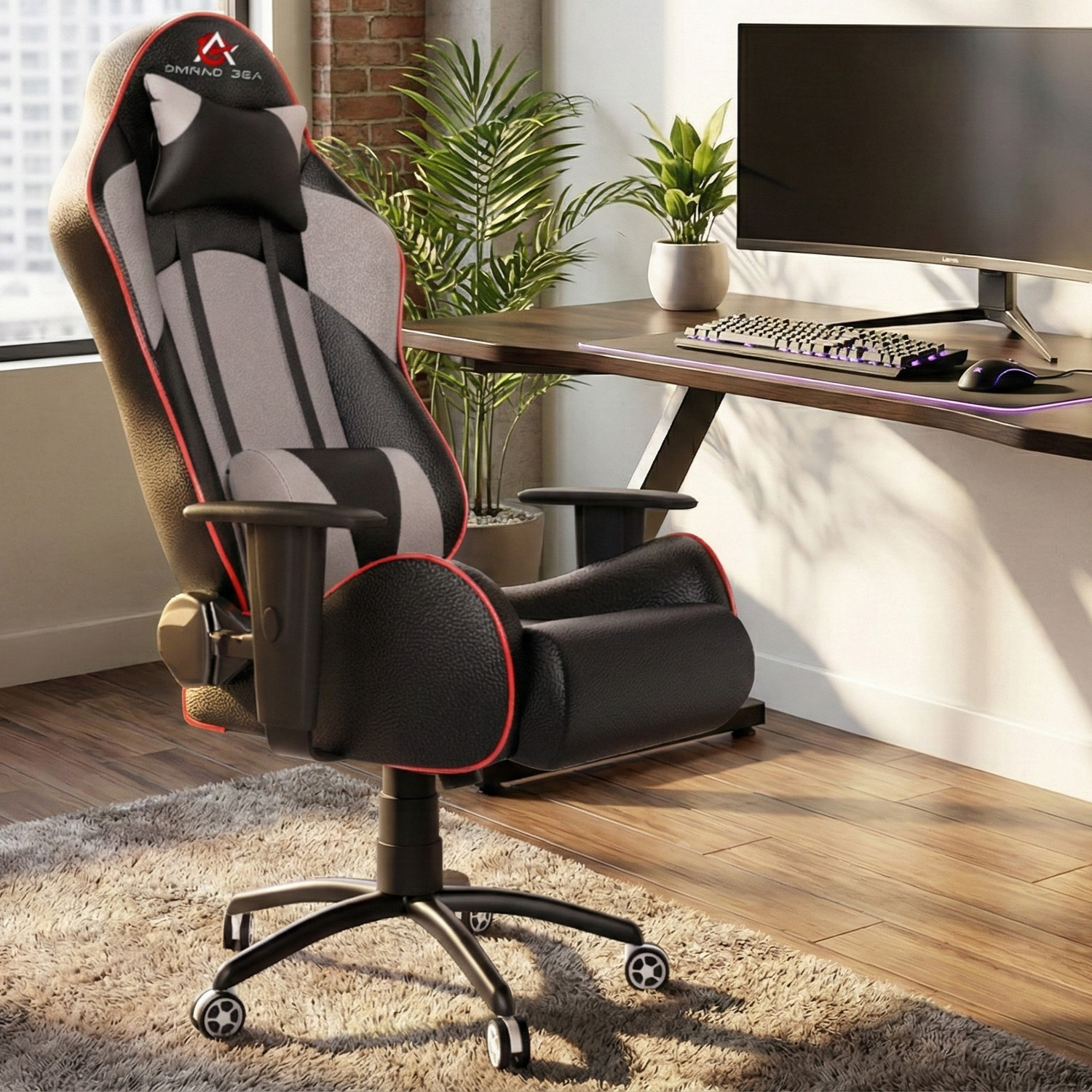 Image of ASE Gaming GOLD SERIES Multi-Purpose Ergonomic Gaming Chair with 180 Degree Recline Gaming Chair