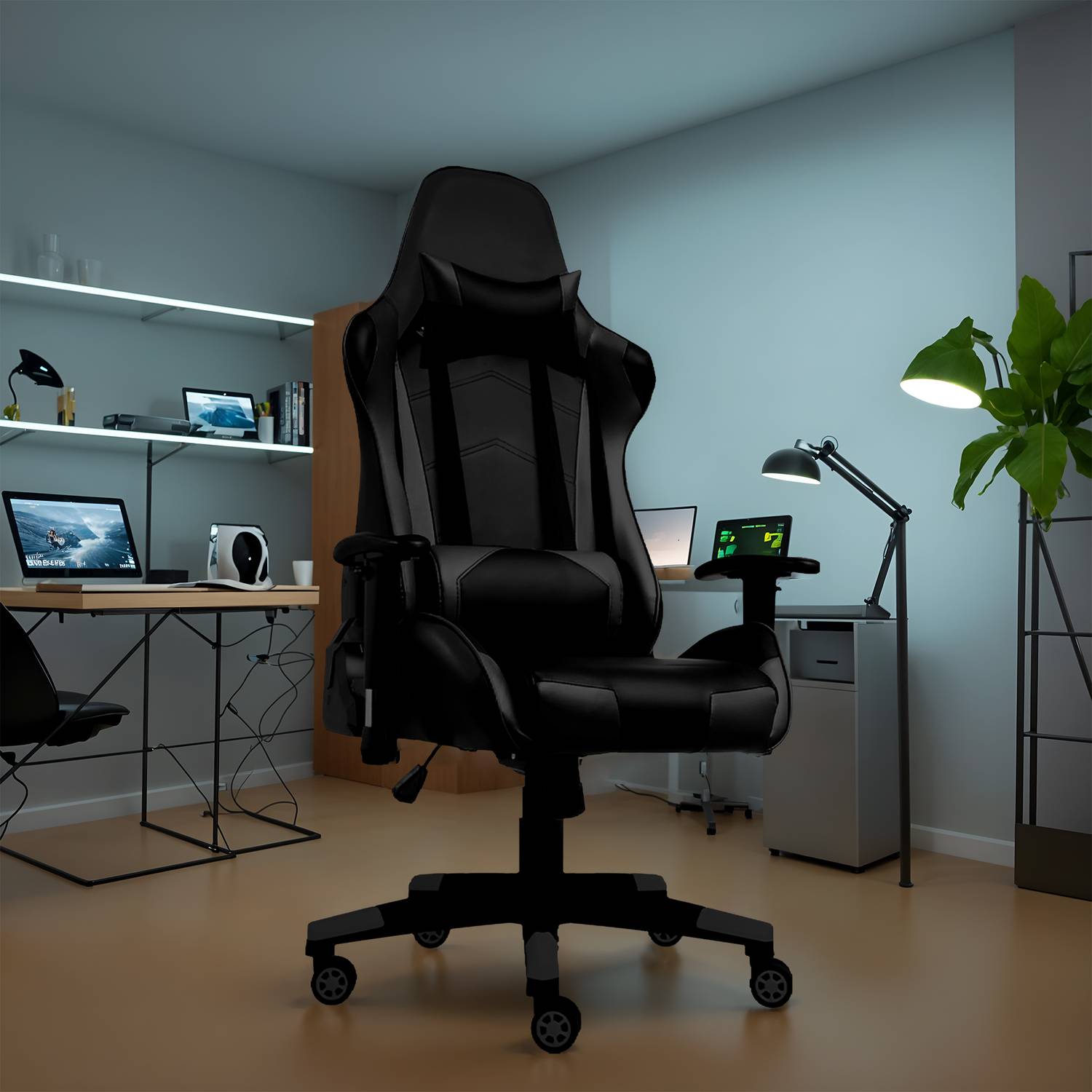 Rose Designer Chairs ROSE® Up Gamer Multi-Functional Ergonomic Gaming Chair with Lumbar Support Gaming Chair