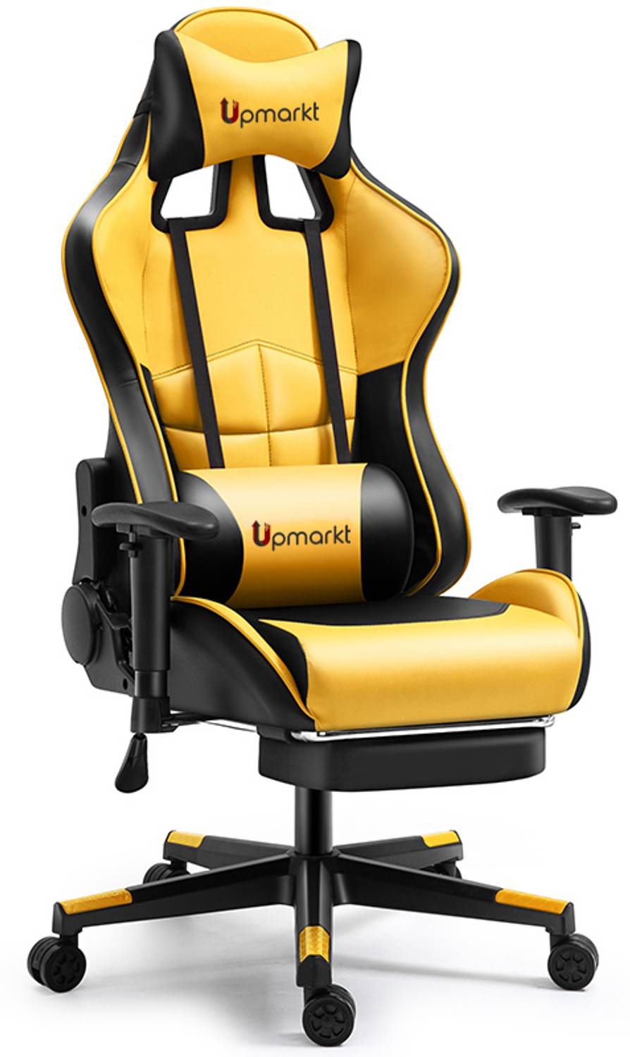 Upmarkt Thunder Ergonomic Gaming Chair| Adjustable Lumbar Support & Headrest, 4D armrest Gaming Chair