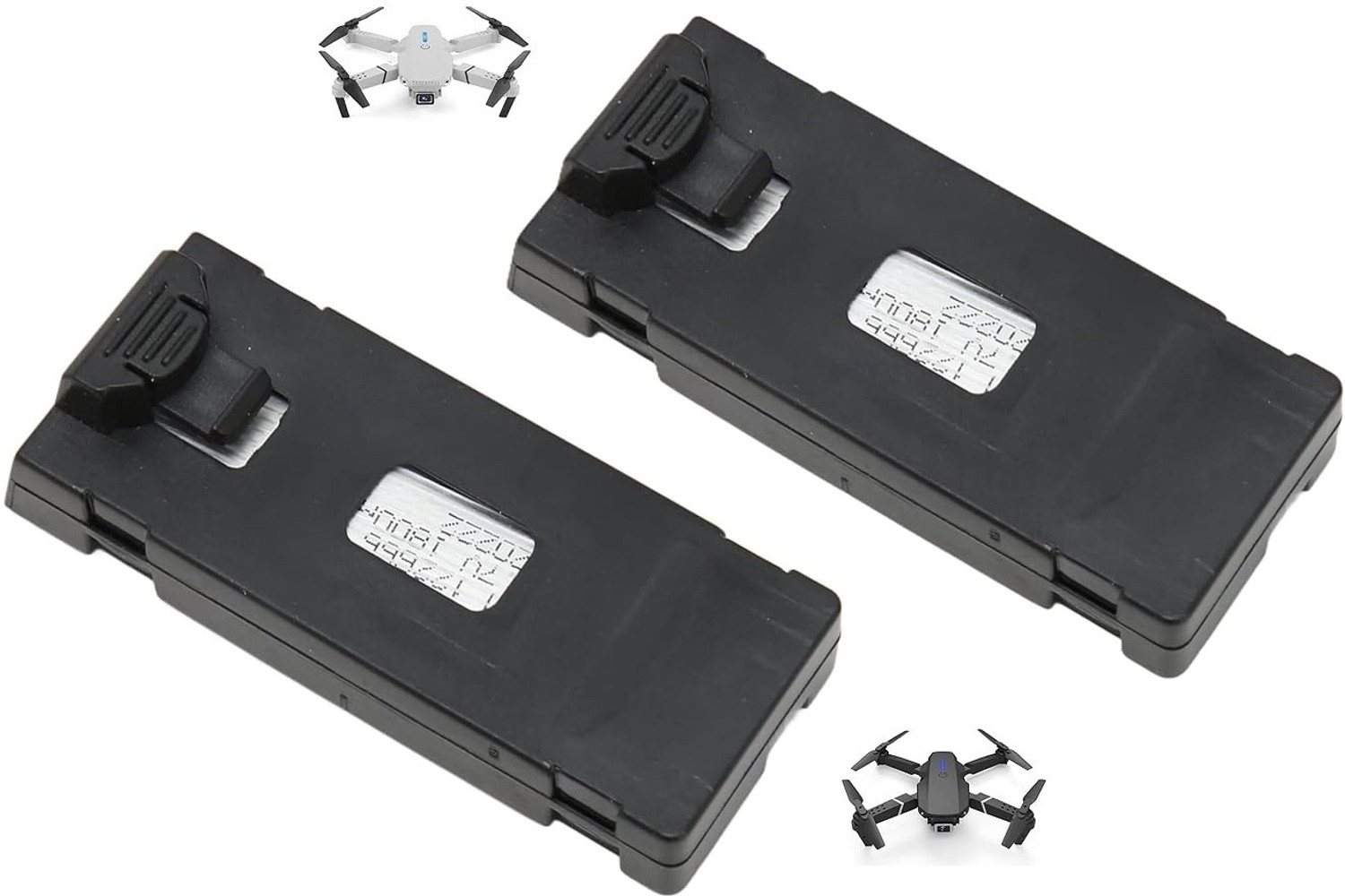 Image of ANKIYAN Drone battery 1800Mah,e88 battery,Drone Battery-PACK OF-2 Game Battery