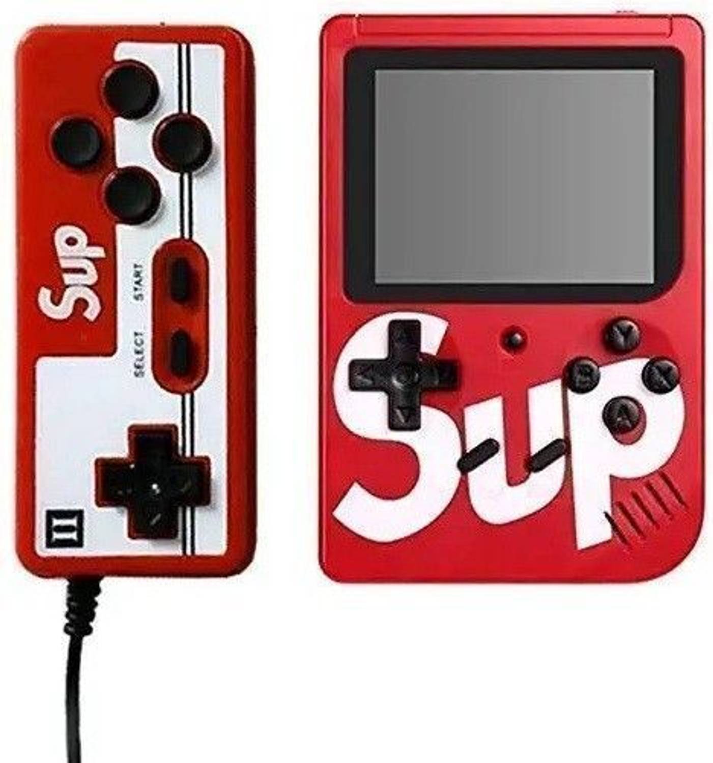 gamenophobia 400 in 1 Sup Video Games Portable, Led Screen and USB Rechargeable 8 GB with Yes