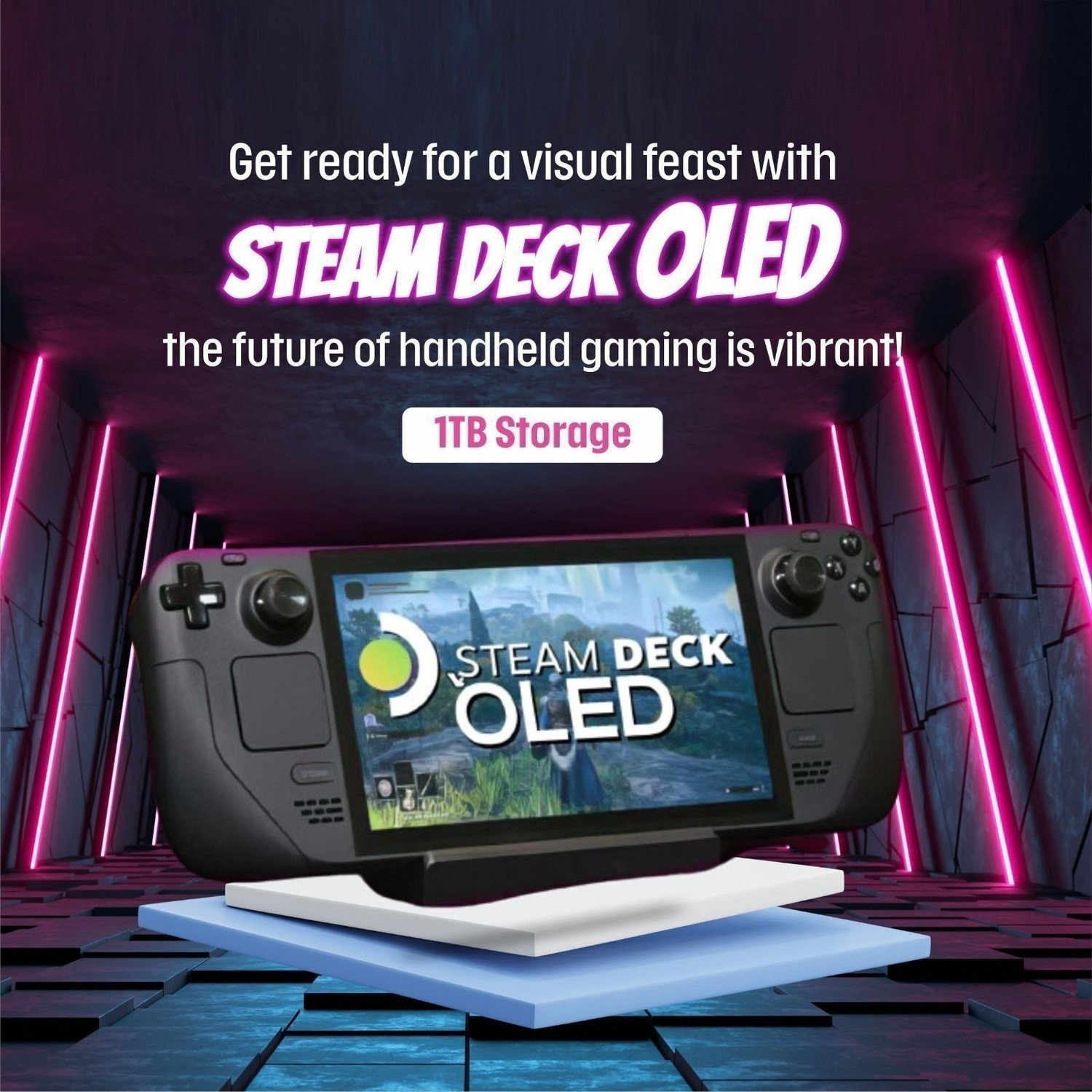 Image of Valve Steam Deck Oled Edition Handheld Gaming Console 1 TB 1000 GB