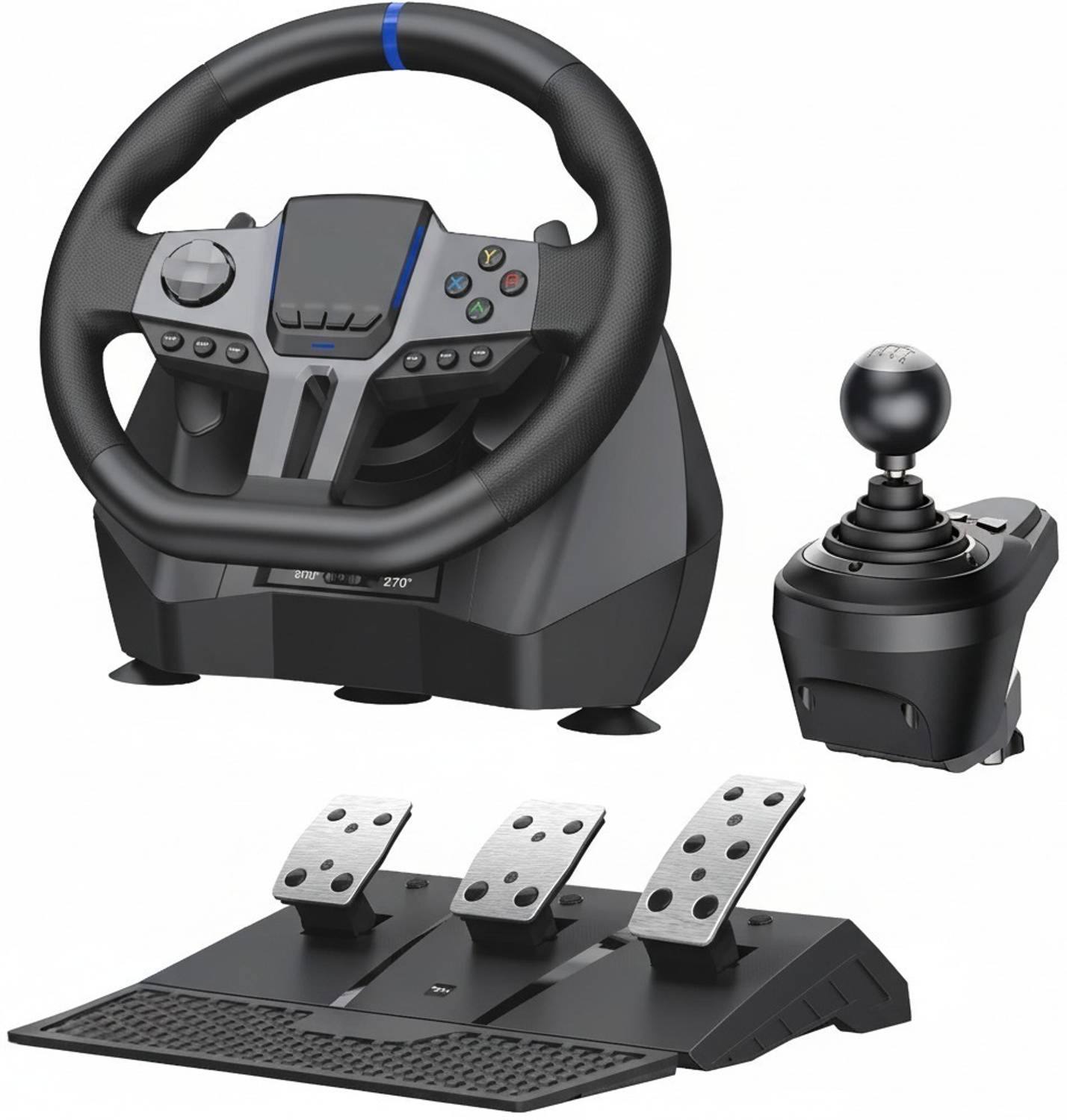 HG WORLD V9 Gen2 Gaming Car Racing Steering Wheel 270/900 Rotation Racing Simulator with Motion Controller