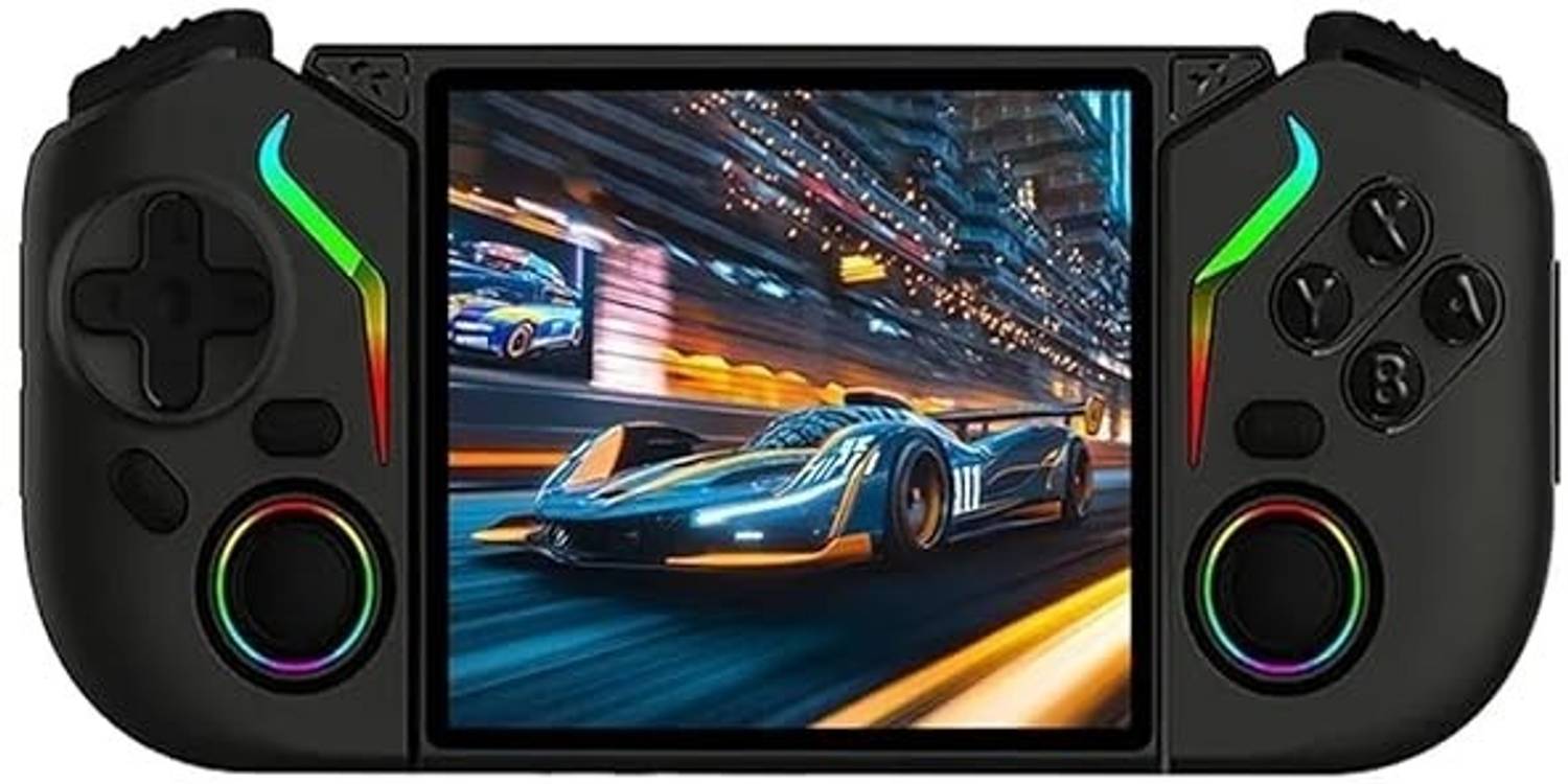 HG WORLD X95 PRO Handheld Game Console With 3.5 Inch HD IPS Display,3000mAH Battery With Android Gaming System, Online Multiplayer, Portable Retro Gaming Device ,8 GB with 20,000+ Street Fighter,Dragon Ball Games etc., 20+ Emulator, Perfect Gift for gamers