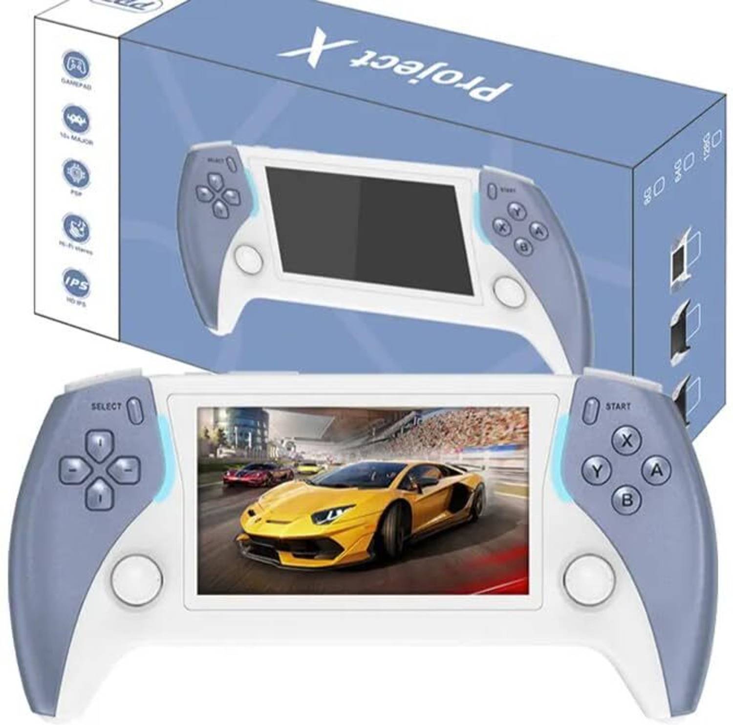 GAMESOUL Protect X Pro Handheld Retro Game Console Linux System Revisit Childhood, Retro Old Video Game (Best Gift & Fun) for All Ages 64 GB with Modern Gamer Love by Fans of Game stick PS5,PS4,PS3,PS2,PS1,Xbox,Nintendo Switch
