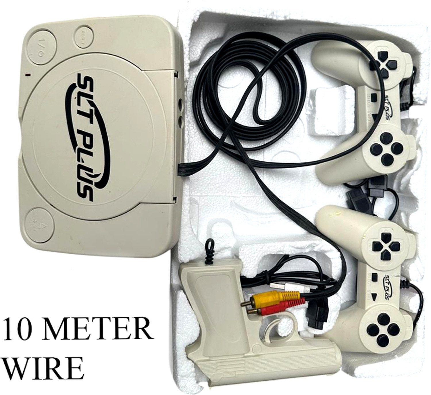 Image of COUNTACH 10 meters wire Attached with In-built Games TV Classic 8bit Gaming Console Na GB with Contra, Super Mario Bros, F1 Race 40 to 50 games are different & others repeated