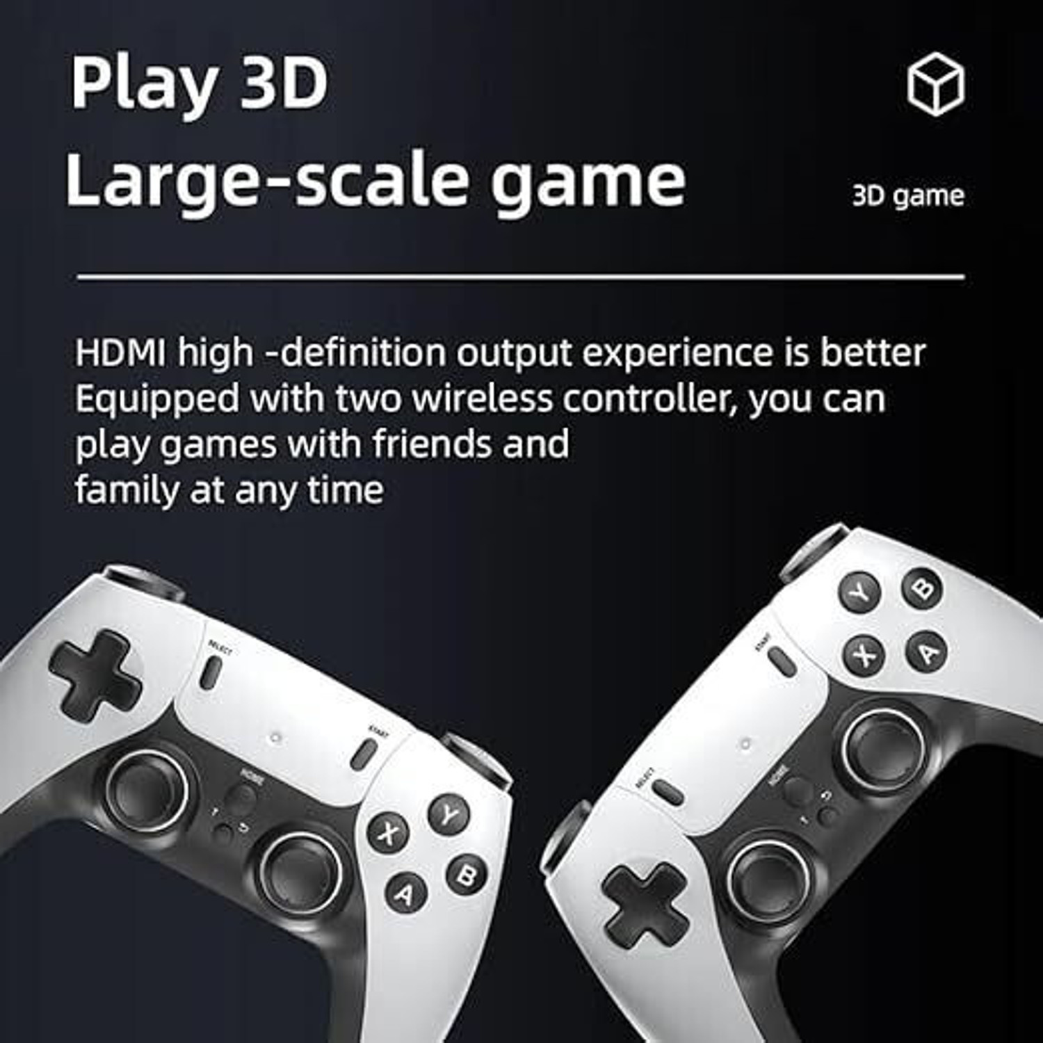 Image of EXtreme M22 Game Stick Retro Video Game Console with 2 Wireless Controller 64 GB with Yes