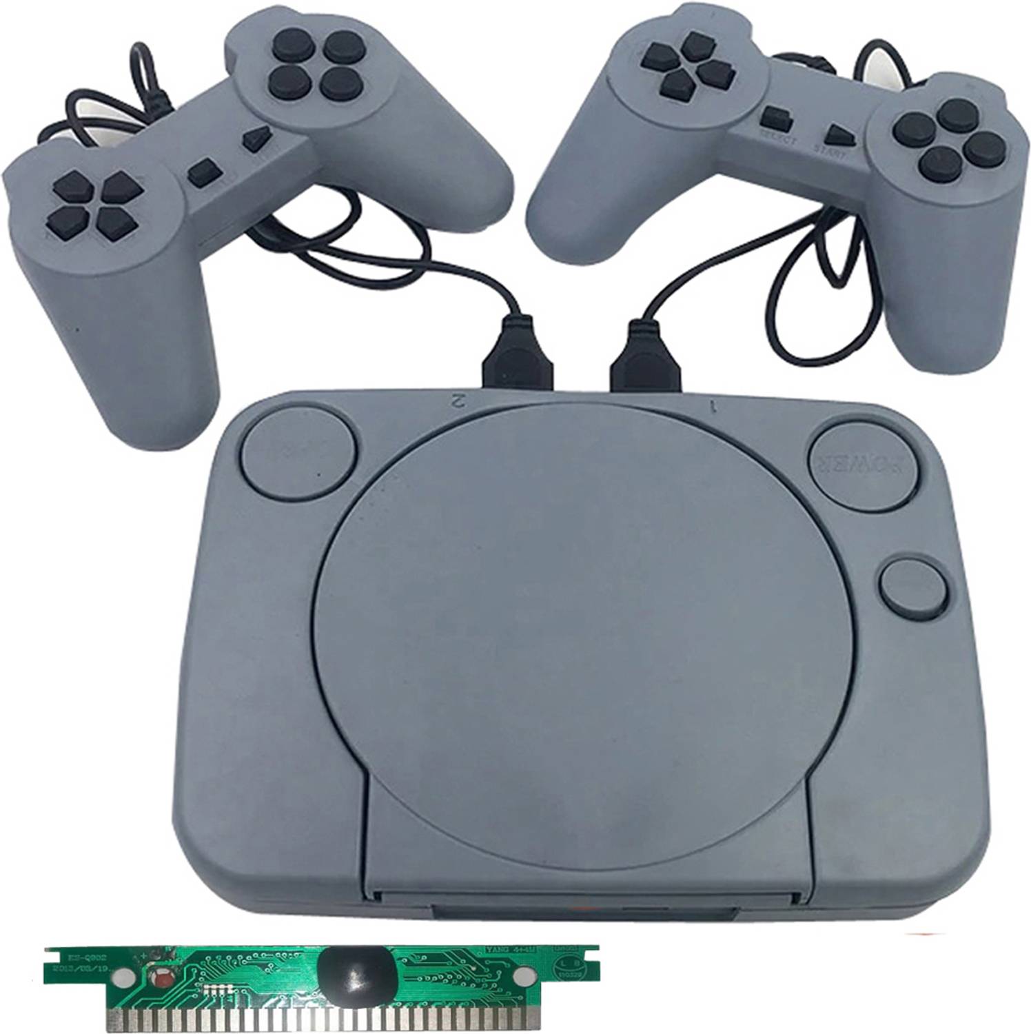 otaku CLASSIC RETRO TV VIDEO GAME SET WITH PRELOADED 9999 IN 1GAMES PS1 1 GB with Contra, Super Mario Bros, F1, Duck Hunt