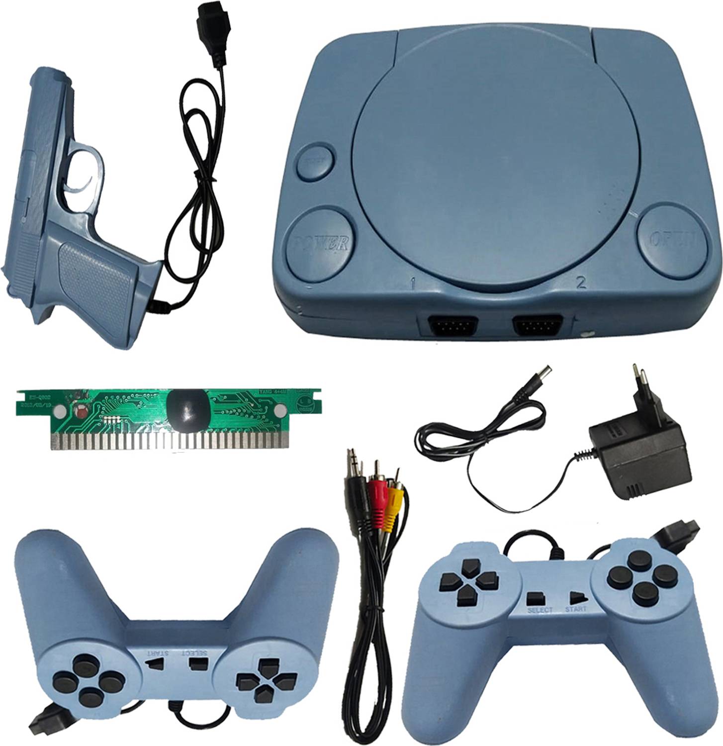 COUNTACH Tv Video Game Set for Tv Gaming 2 Player With Inbuilt Games NA GB with Super Mario Bros, Duck Hunt:F1, Contra