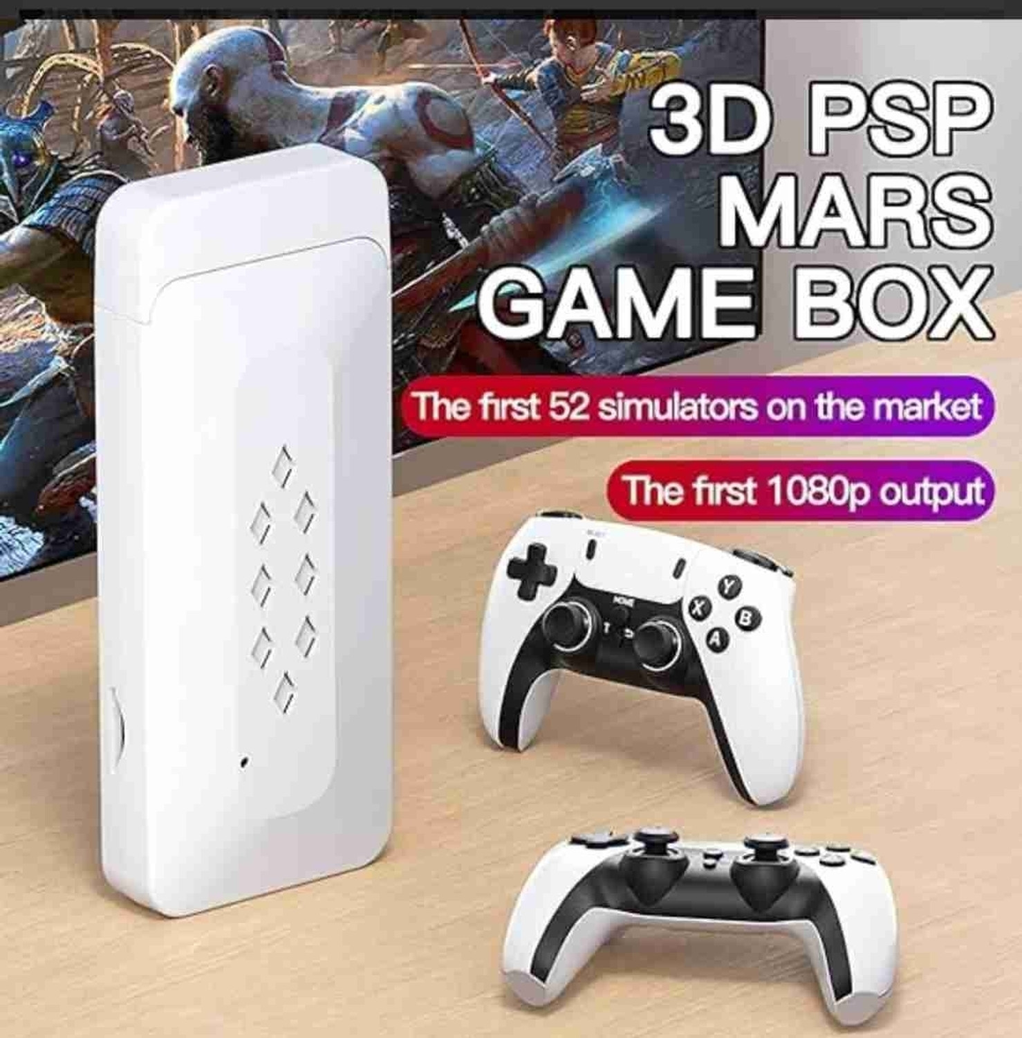 Image of EXtreme M22 Game Stick Retro Video Game Console with 2 Wireless Controller 64 GB with Yes