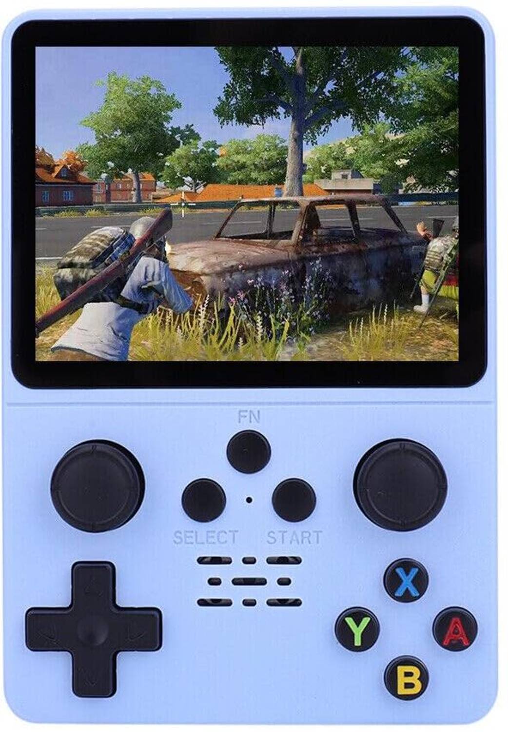 Playtastic R35S Retro 8K+ Classic Video Games Portable Handheld Gaming Console 64 GB with .5" Screen 64 GB with Preinstalled 8000+ Classic Games, PSP Games
