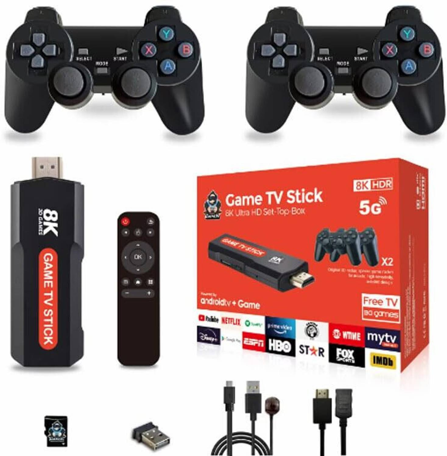 GAMESOUL Q9 64GB Retro Video Games Console - Image 1