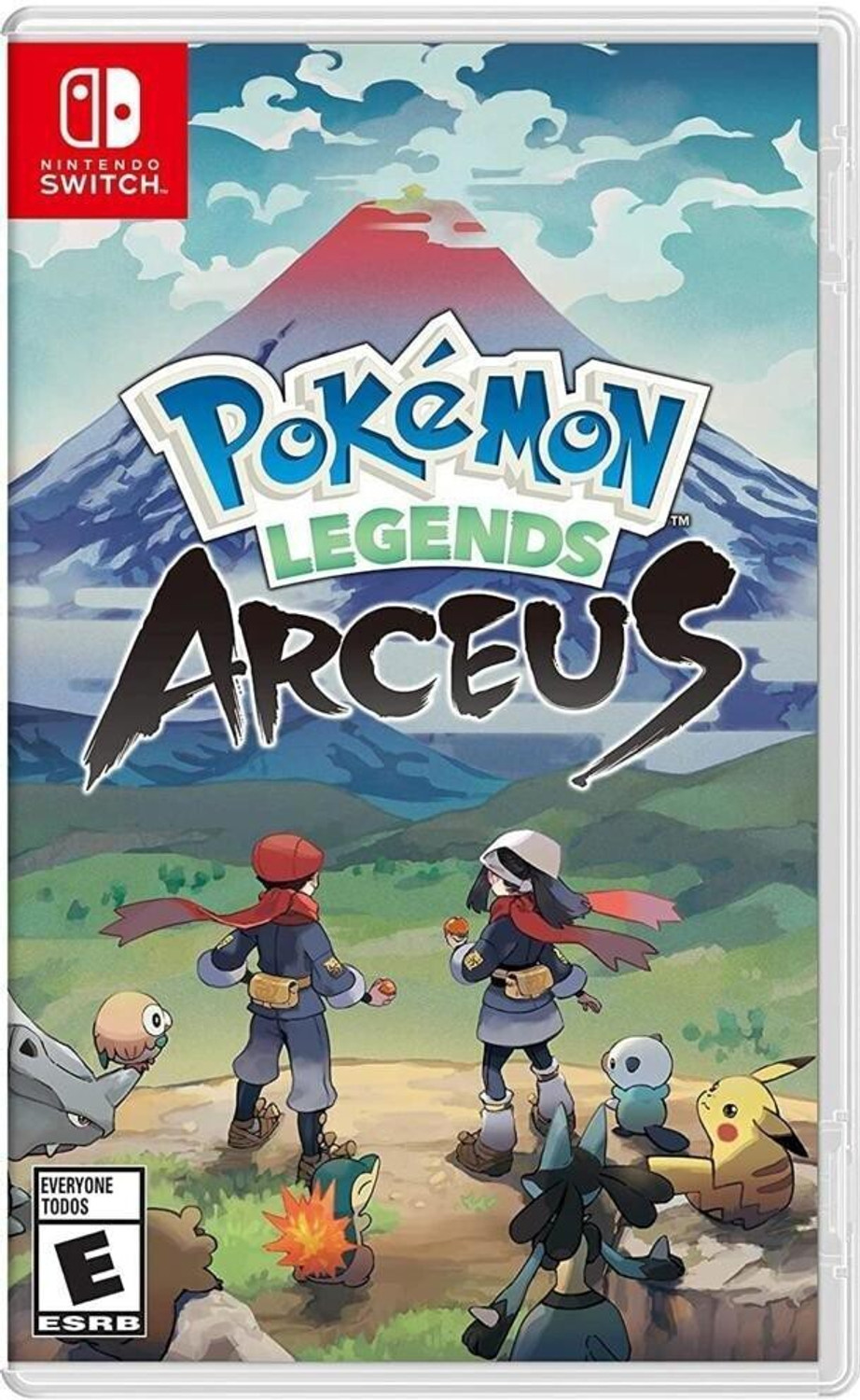 Image of NINTENDO Switch OLED Console with Neon Blue Neon Red Joy Con 64 GB with Pokemon Legends Arceus