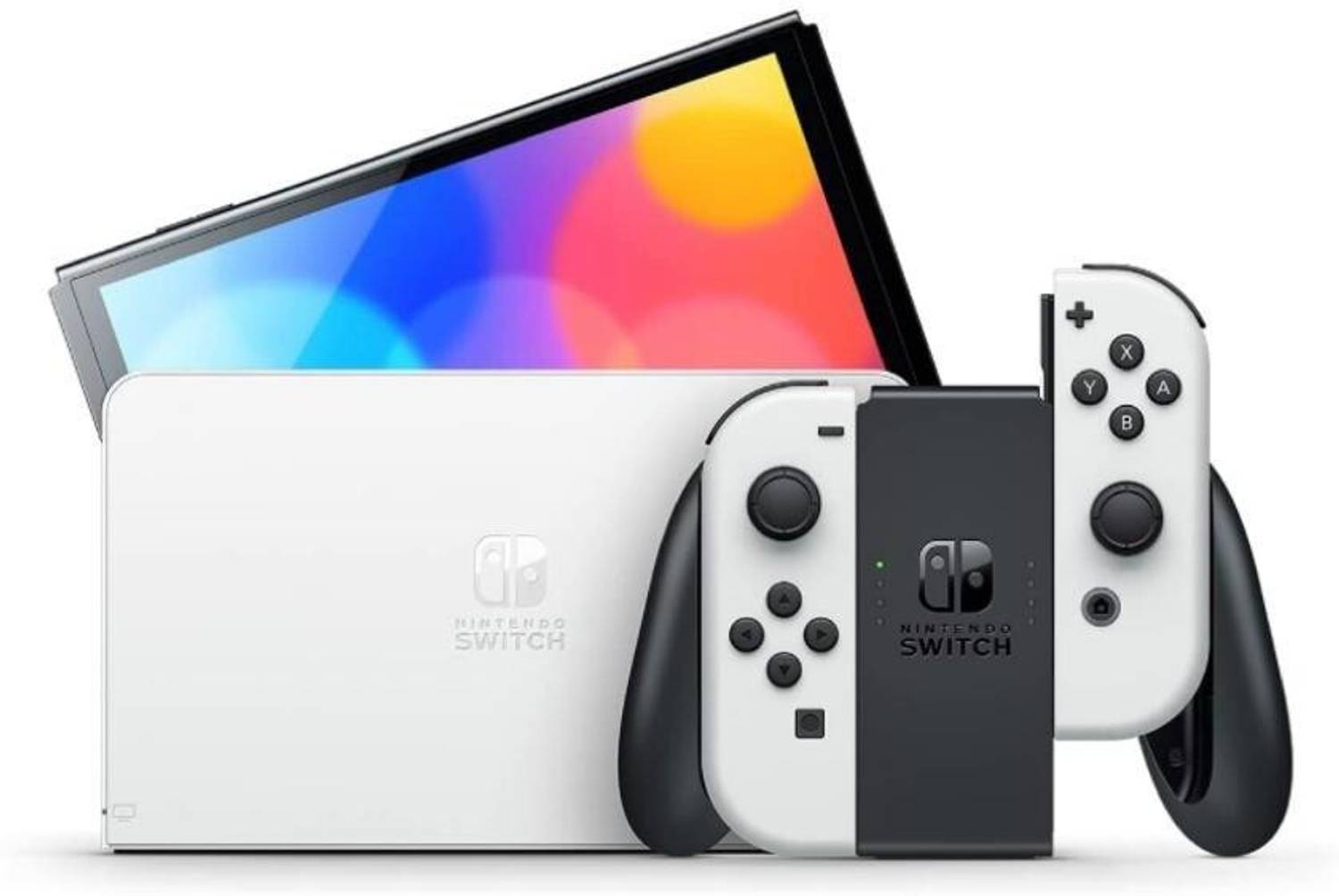 Nintendo Switch OLED Console 64GB White - Image 2