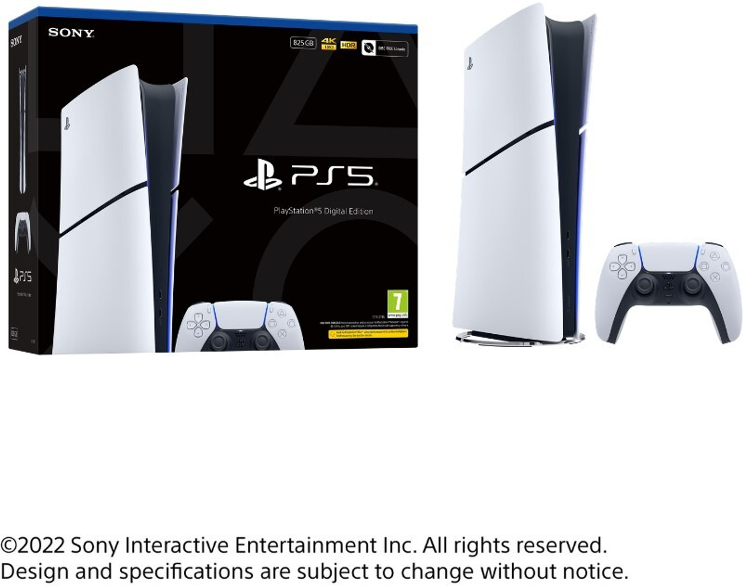 Image of SONY PS5 Digital Edition (CFI-2116B01Y) 825 GB