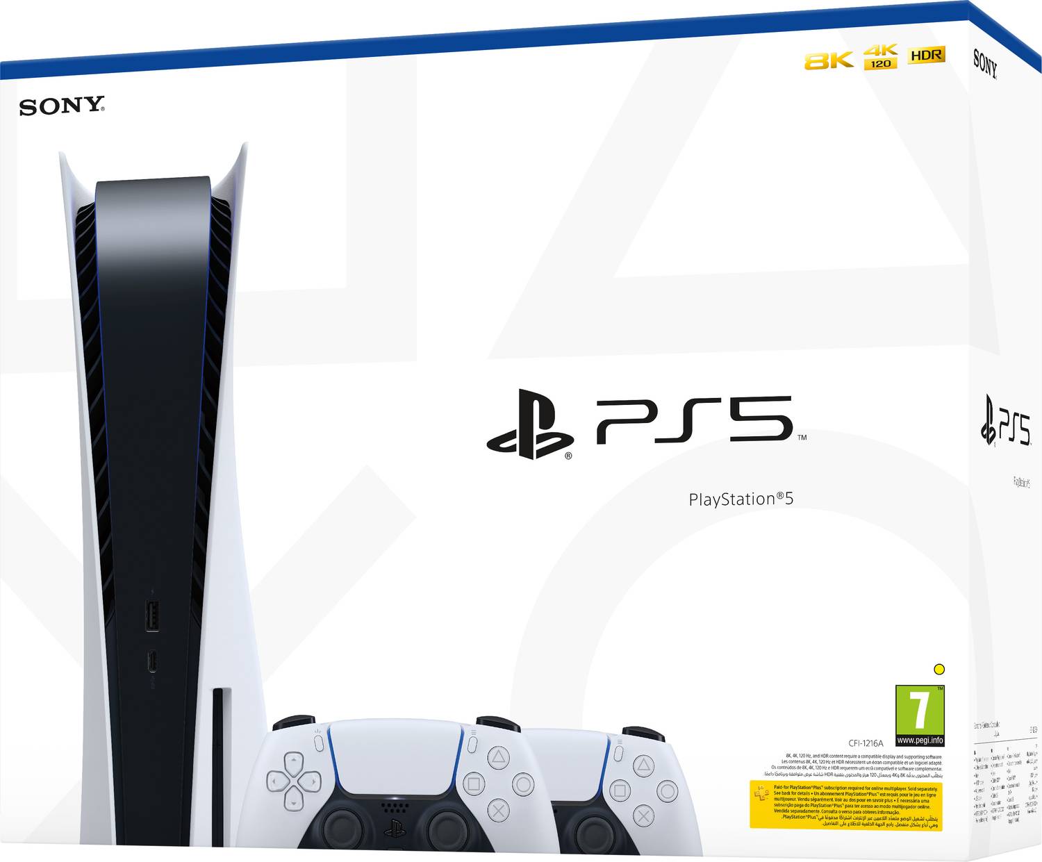 SONY PS5 Standard DualSense Bundle CFI-1208A01R 825GB SSD GB Price