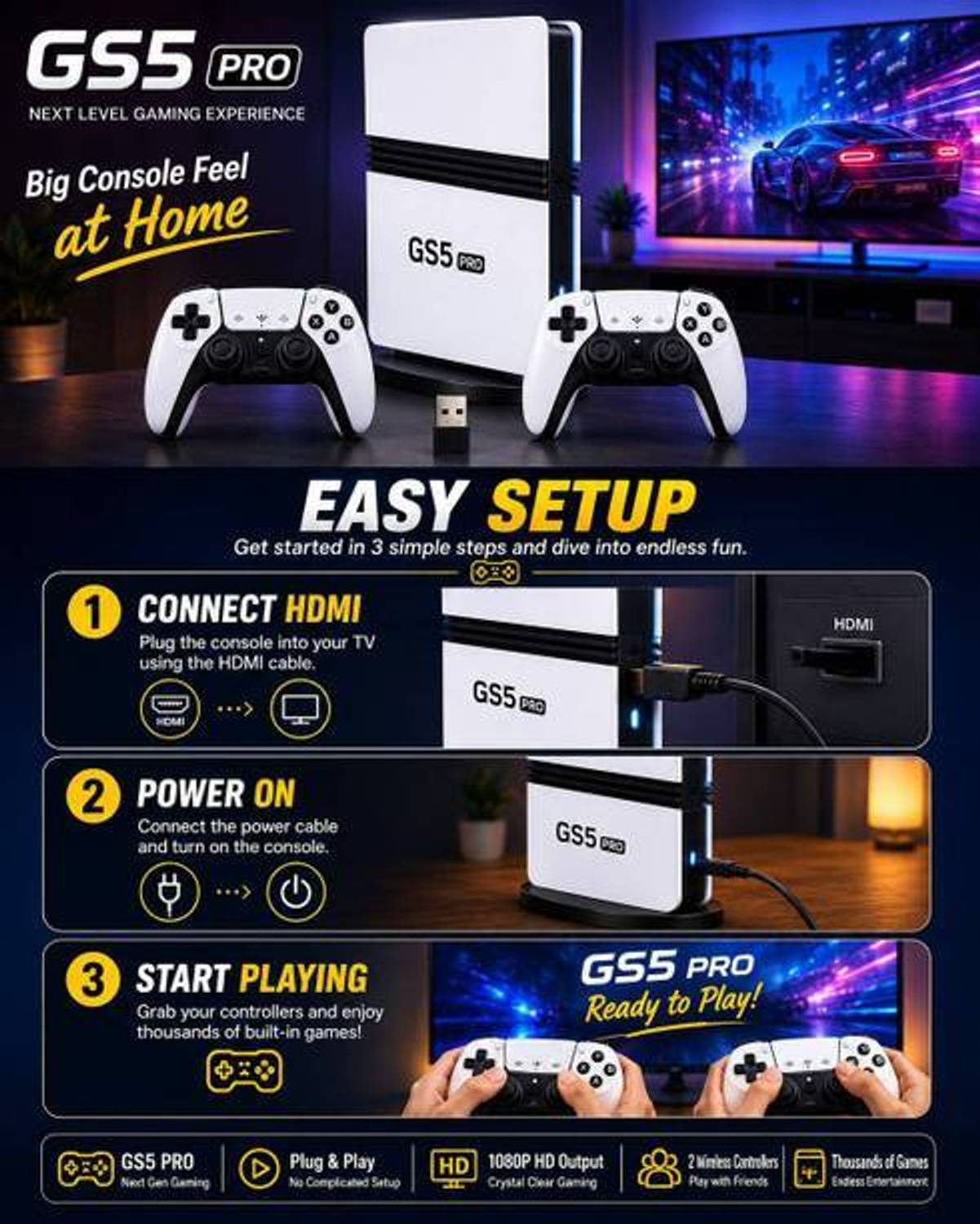 Timkolas GS5 Pro TV Console 64GB - Image 4