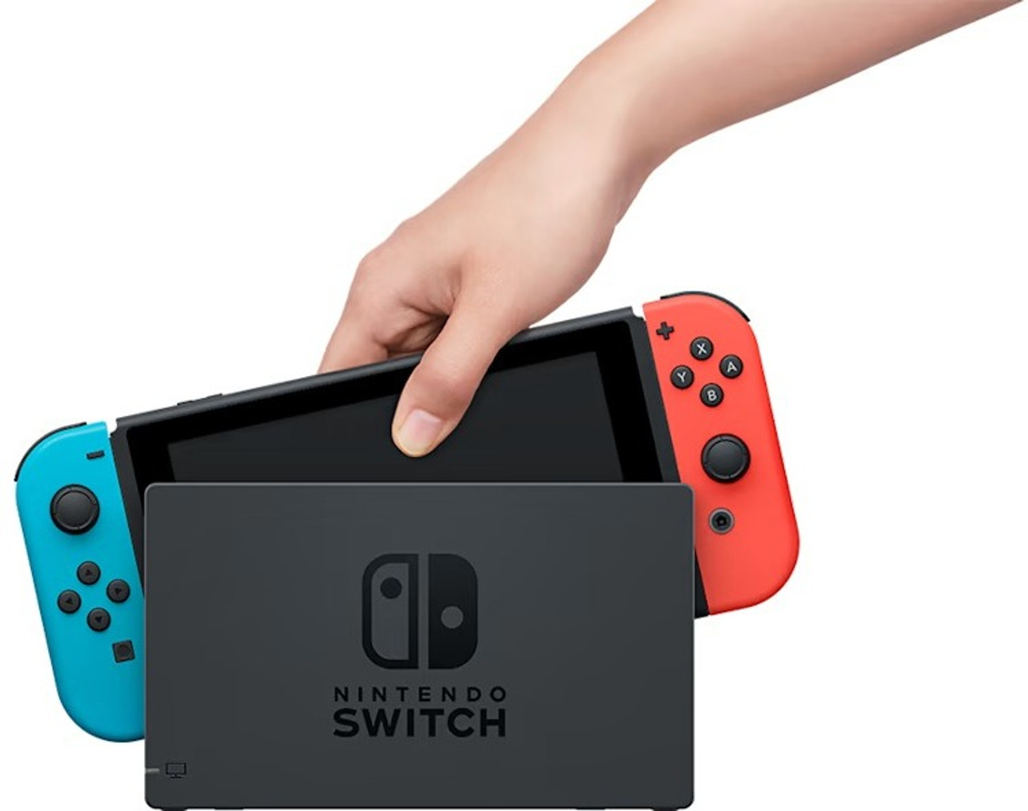 Image of NINTENDO Switch OLED Portable Gaming Console for Seamless Play on TV,Tabletop or Handheld Built-in Wi-Fi & Multiplayer Joy-Con Controls, Enhanced Audio, Long Battery, 64 GB with 7-Inch Vibrant Display Screen, Support Classics, Mario Odyssey, Zelda, Pokemon, Smash Bros