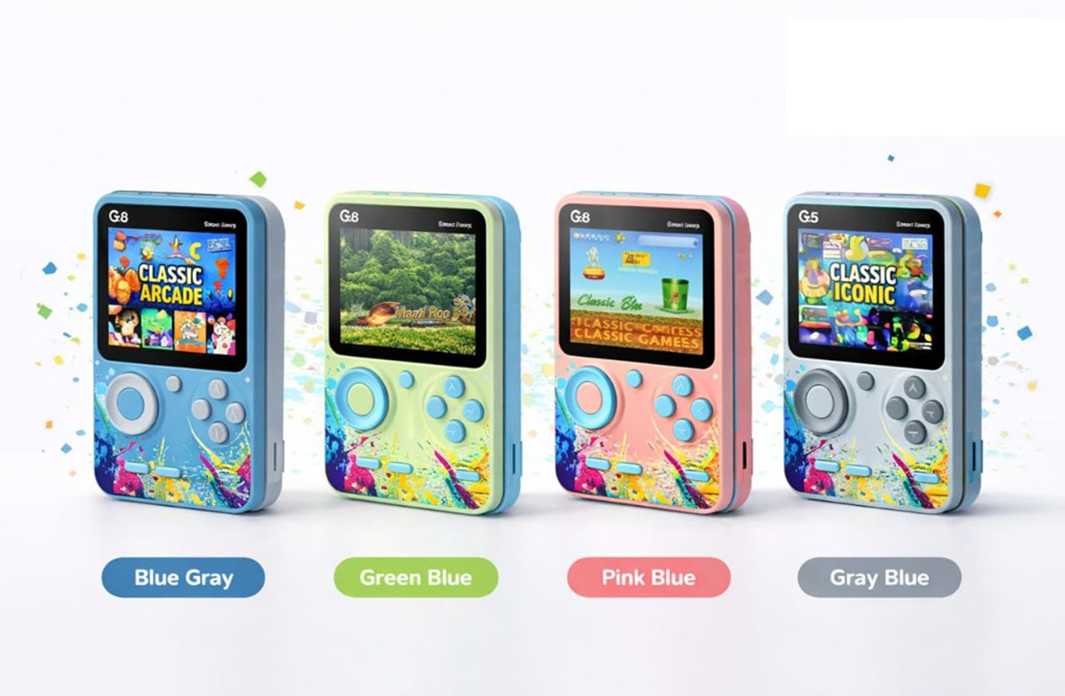 Image of CHG G5 Handheld Game Console for Kids | Retro Gaming Devic with 500