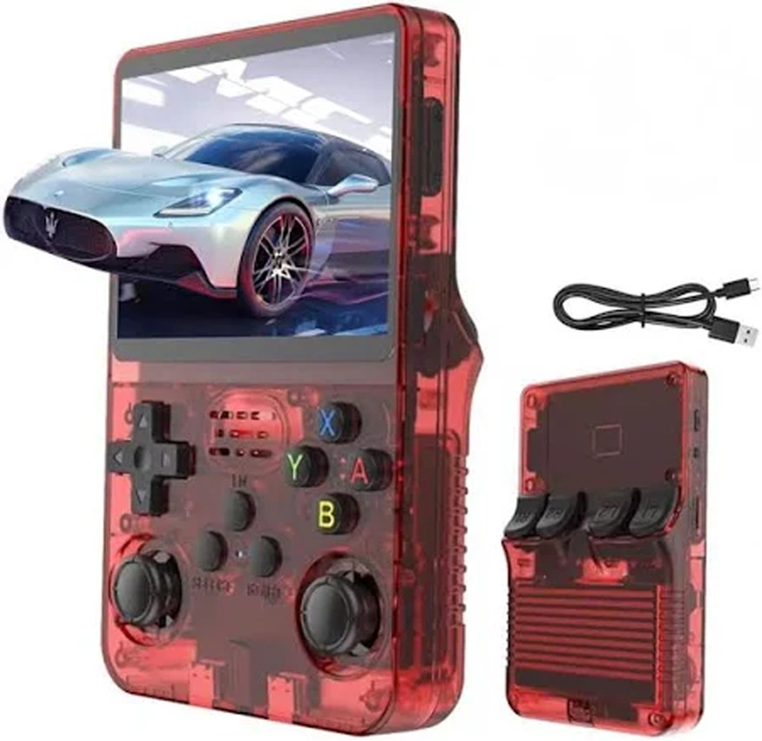 Image of GROZA R36S Classic Retro Gaming Console 10000+ Games Portable Handheld Player 64 GB with 10000+ Support Classic Games And work with 20 emulators.