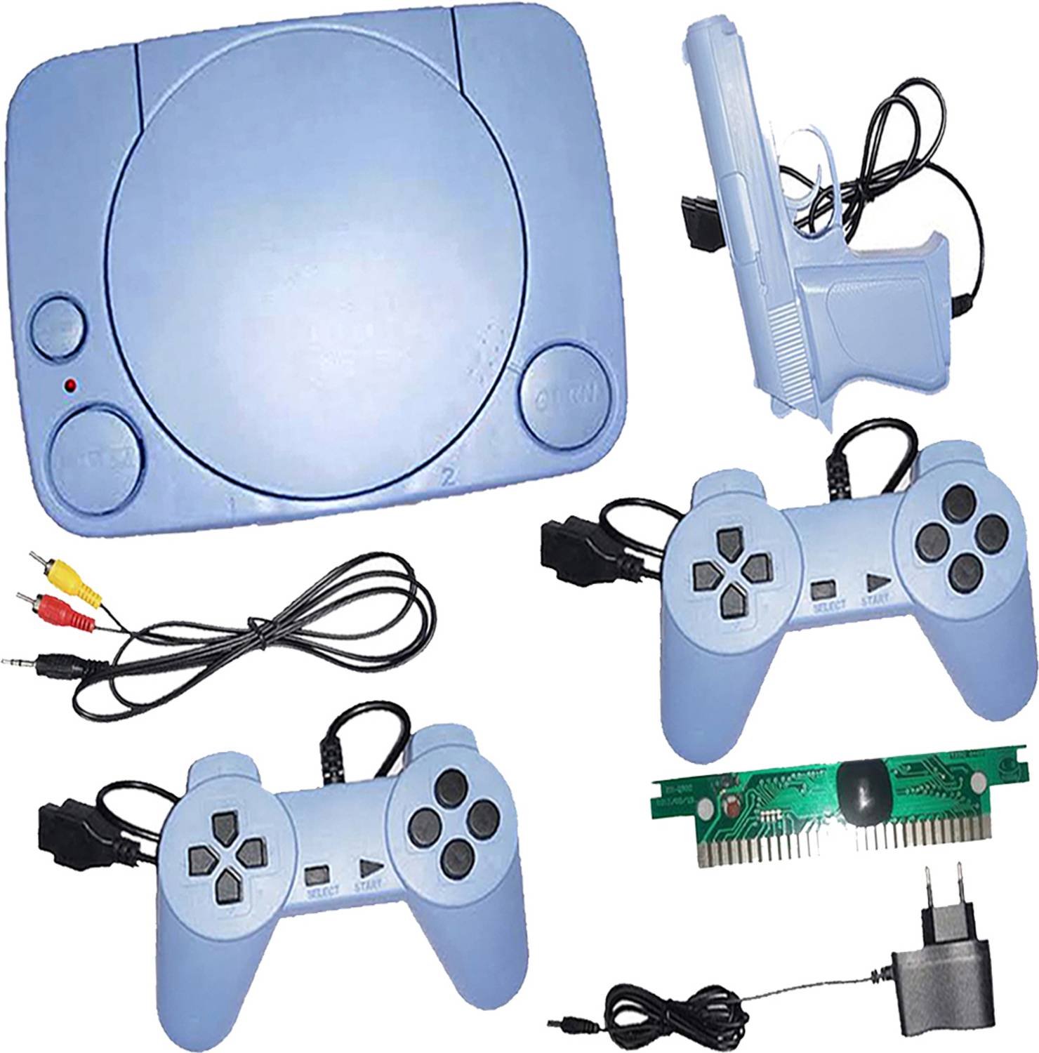 otaku Classic Trendy Retro 8 Bit Tv Video Game Chilhood Inbuilt 9999in1 Games Ps2 1 GB with Contra, Super Mario Bros, F1, Duck Hunt