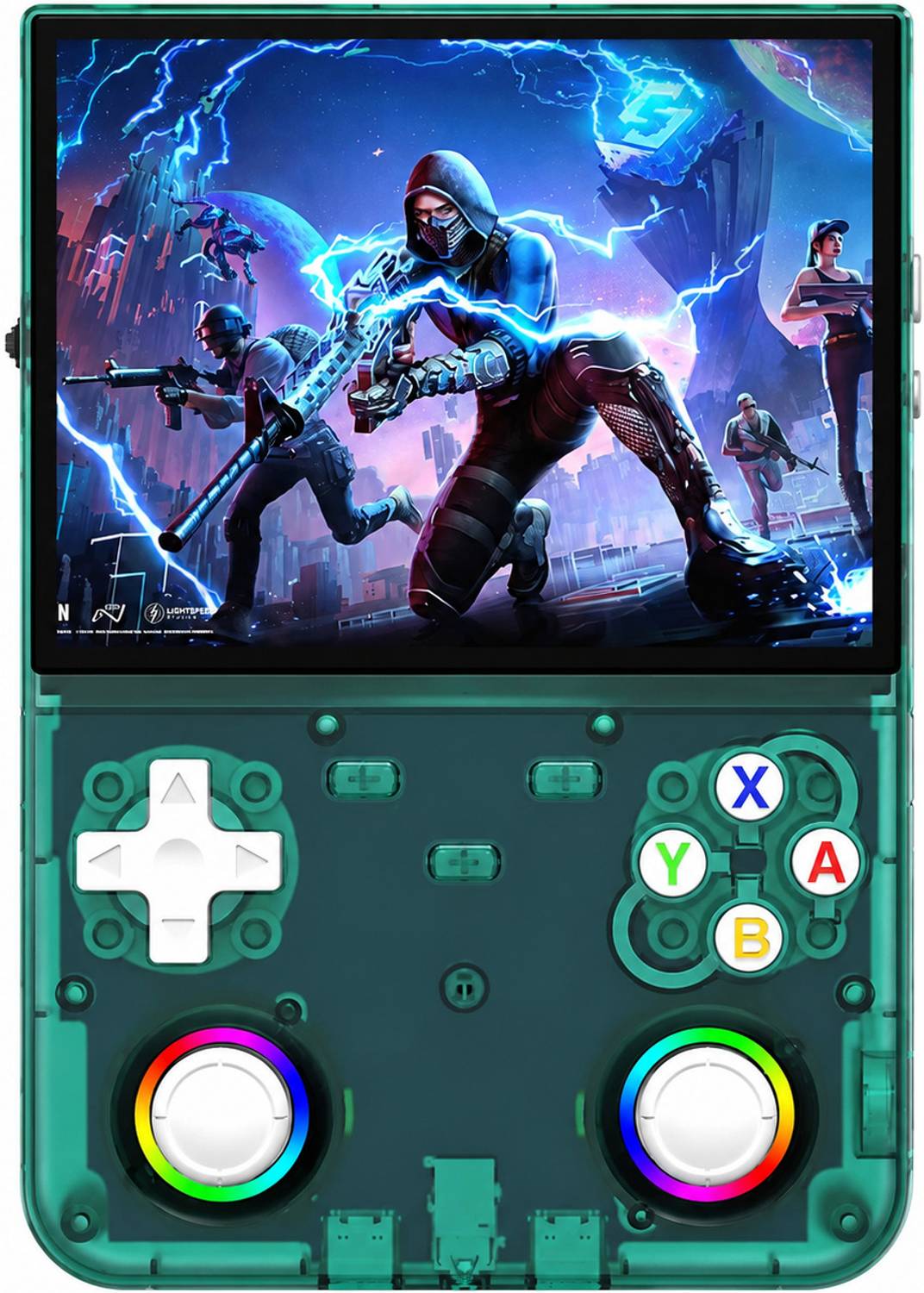 HG WORLD Retro Game R36 Ultra X Handheld gaming console,Portable Style Pocket GameBox , 21+ Emulators, 4.5 IPS Screen Rechargeable Battery Hand Video Game 64 GB with 15000+GOW, GTA Vice City, Mini Video Game for Kids, Best Gift For All Ages