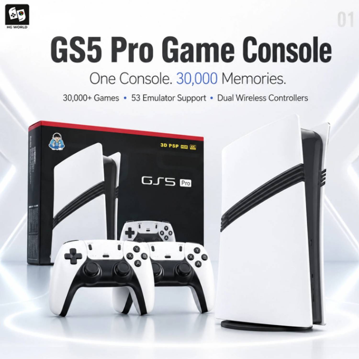 StyleNeste GS5 Pro Tv Console video game1 64 GB with God of War, Vice City, Liberty City, WWE, Cricket G, 30000+inbuil classic video games