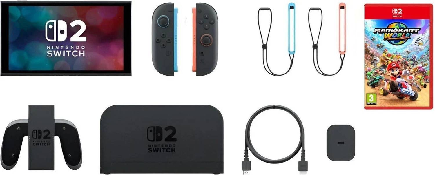 NINTENDO Switch 2 Gaming Console With Game Card ,The Ultimate 3-in