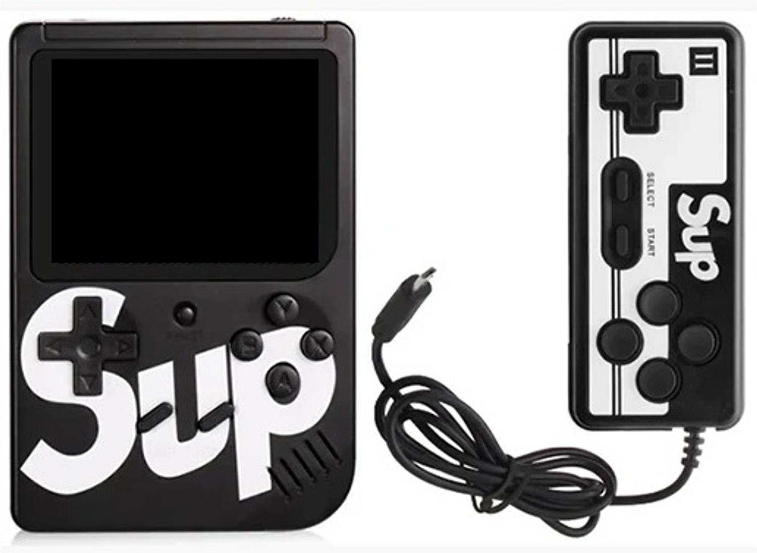 HG WORLD Sup R35X 2 Player Retro 400 In 1 Classic Video Game Portable Handheld Gaming 128 MB with Full HD AV Output, Video Game Hand, Double Player