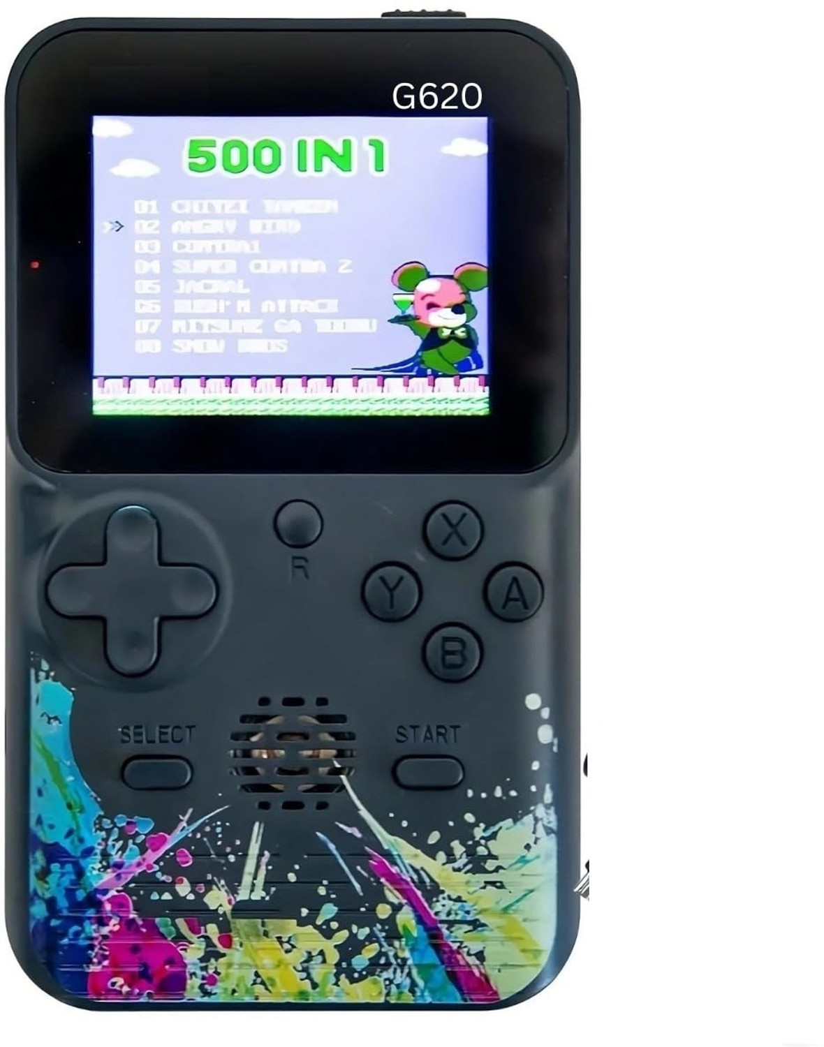 Image of HG WORLD Retro Gameboy G620 Classic VideoGames Portable Handheld PocketConsole,3.5 inchScreen 32 MB with Super Contra & Many More Games