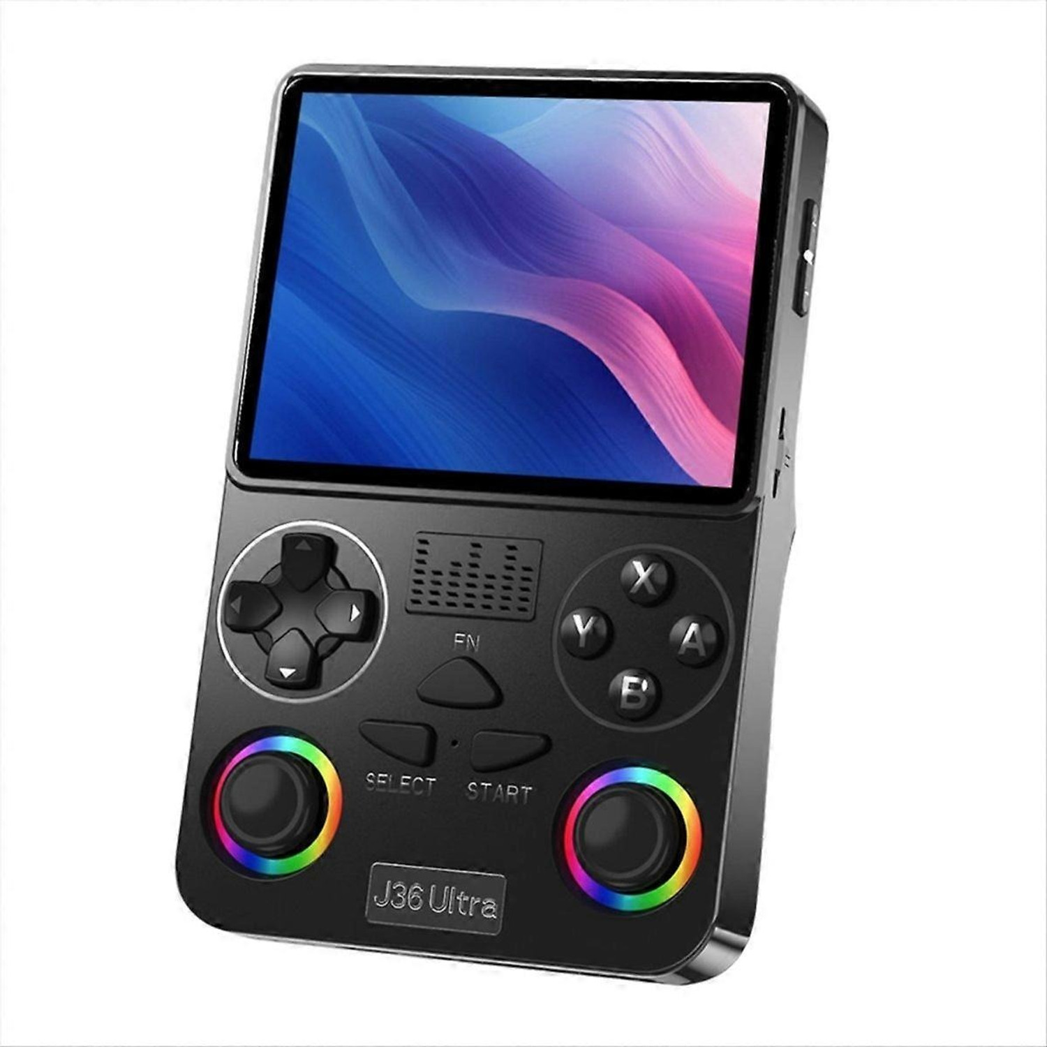 Image of Playtastic J36 Ultra Game Console 4 inch Retro Emulator System 64 GB with RGB joystick lighting & Built-in YouTube support