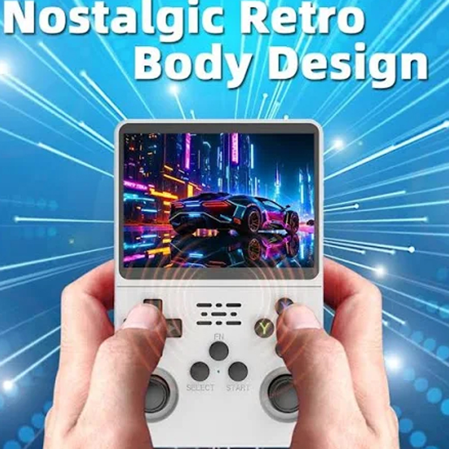 Image of Clubics Portable R36S Classic Retro Handheld Console Game Video Handheld Pocket Console 64 GB with 10000+ Support Classic Games And work with 20 emulators.