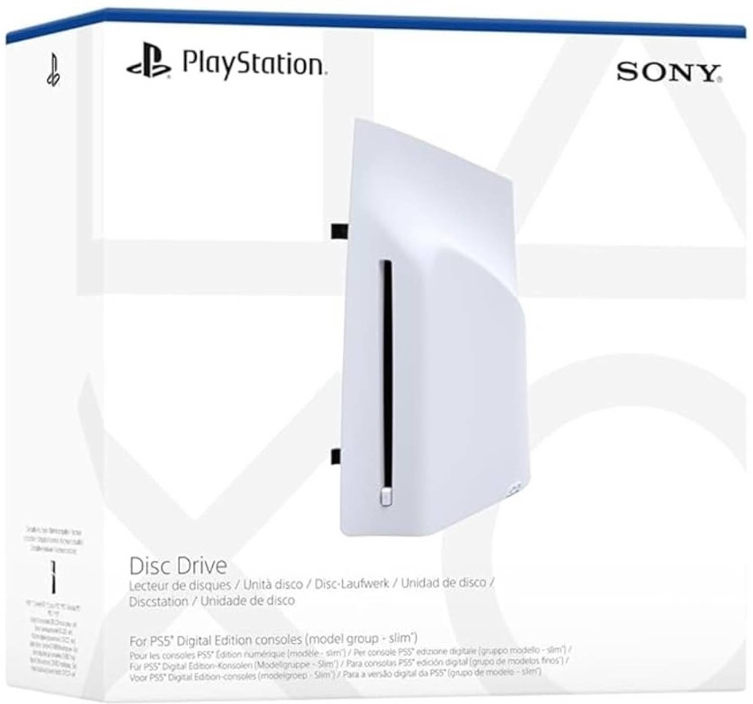 Playstation Sony PS5 Disk Drive Ultra HD Blu-ray| Essential ps5 accessories for ps5 Digital ( Slim & Pro ) Models | Instantly Play PS4 & PS5 Game Discs NA GB with Plug & Play Magic | Built-in 4K Blu-ray Movie Support