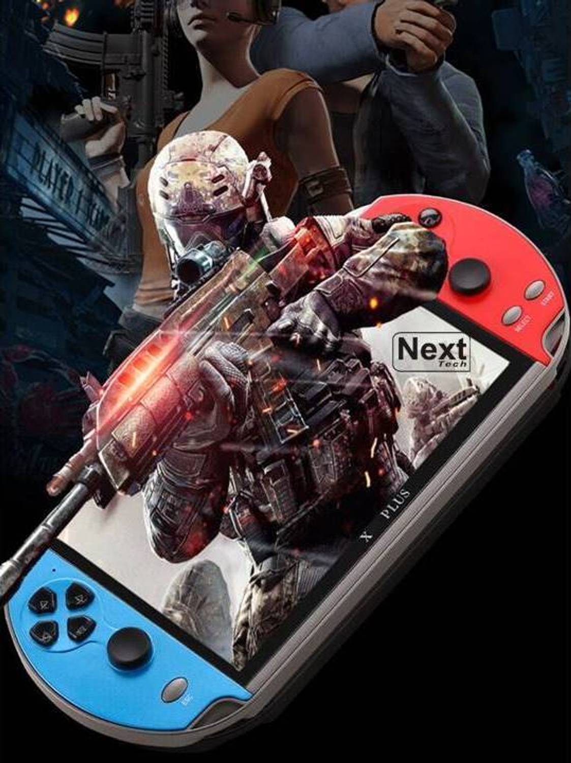 NextTech X7 PSP Game Console:Unlock The Power of 1000+ Games and