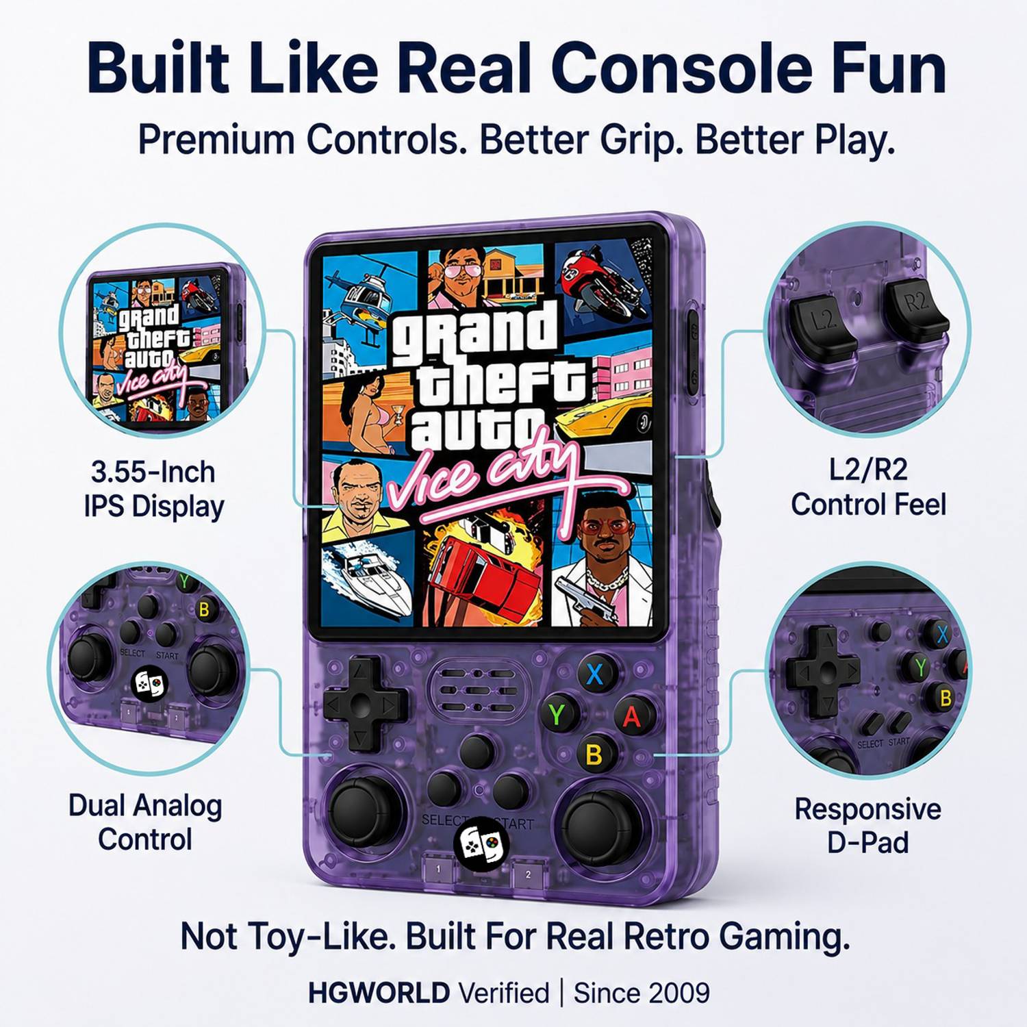 HG WORLD R36S Retro Game Box Classic Video Games Portable Handheld